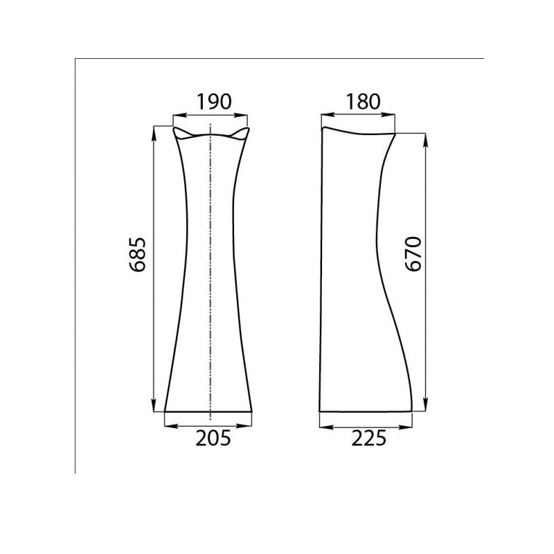 Пьедестал Салют под раковину Оптима