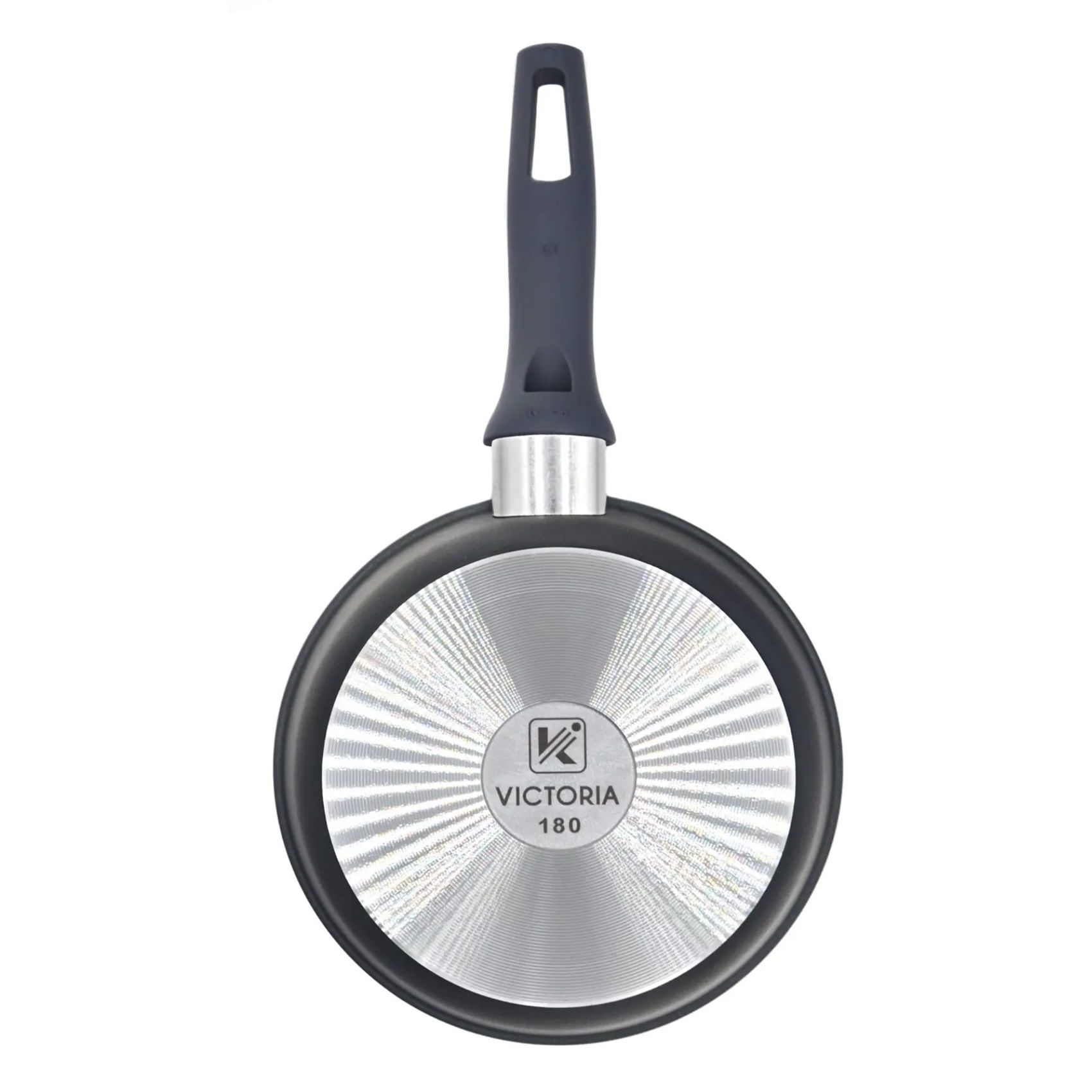 Сковорода Victoria P0418 АЛА 180 18 см Престиж серо-голубая