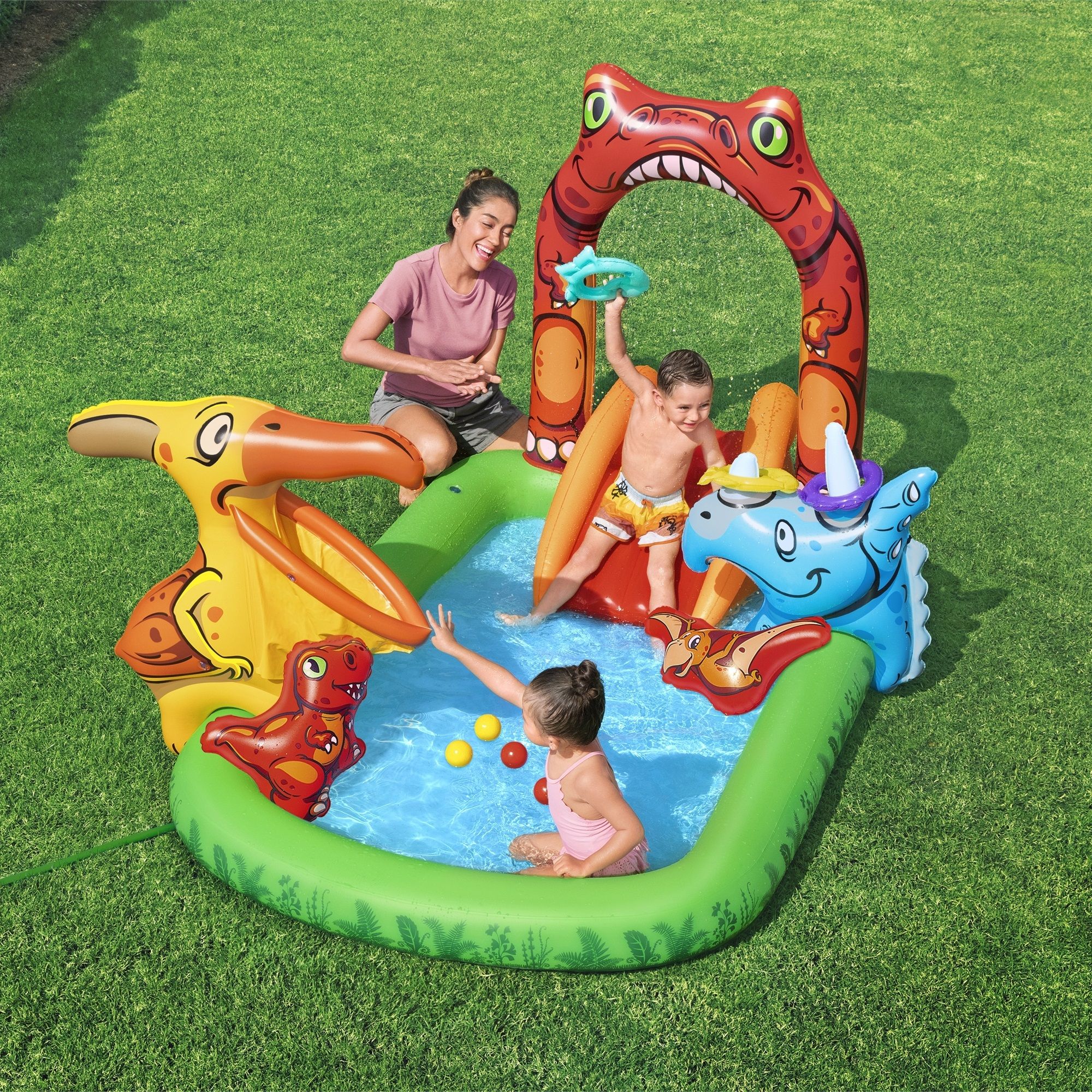 Игровой центр 241x140x137 см Bestway Jurassic Splash 53160