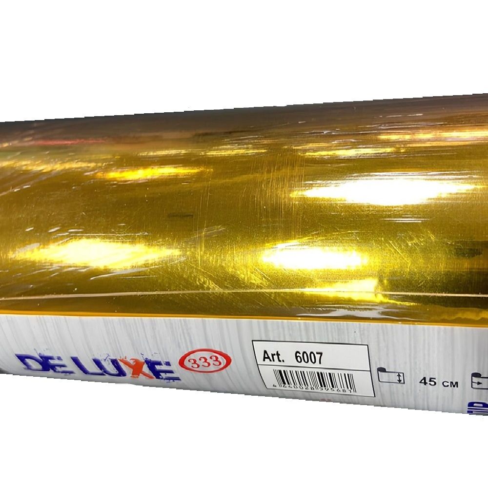 6007 Пленка с/к "Deluxe"/FARBE 45смх2м (голография золото)