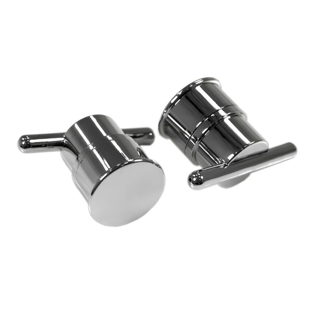 Душевое ограждение Альфа-Хром 80х80 см полукруг без поддона