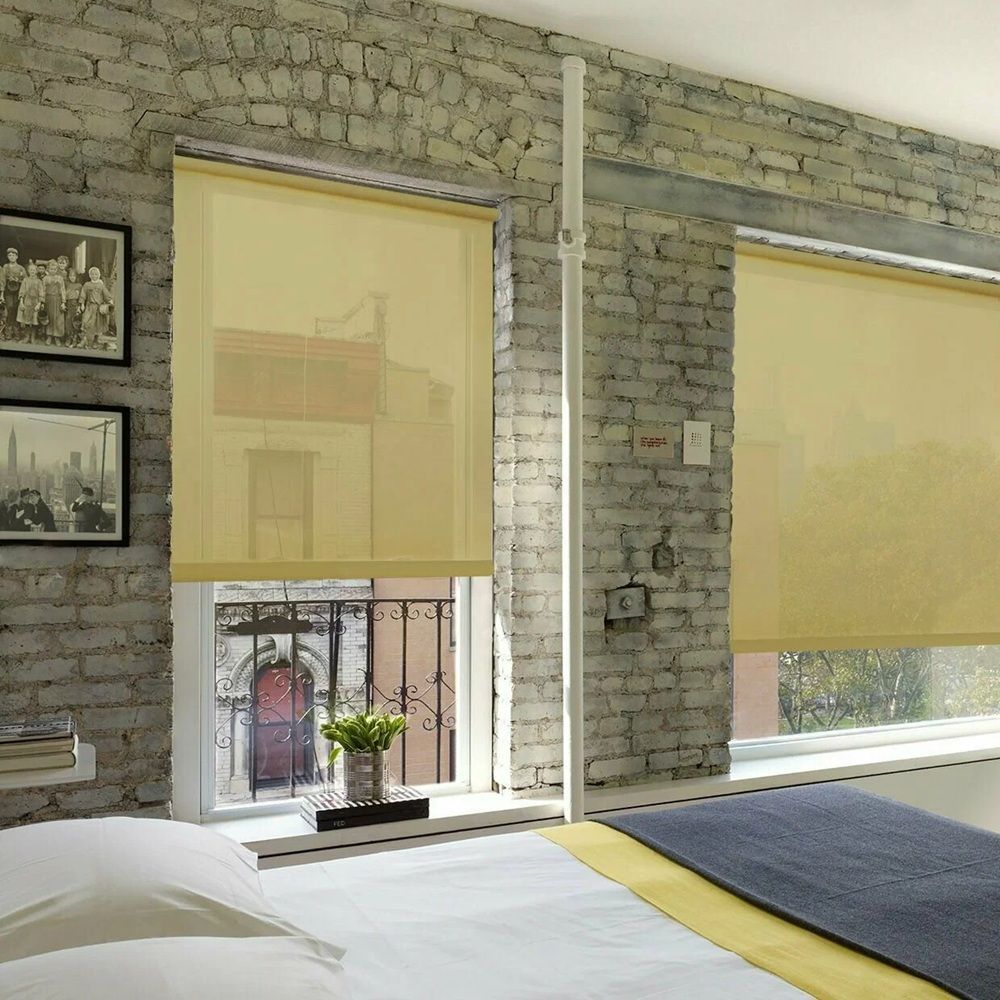 Штора рулонная Плайн 50х170 см бежевая