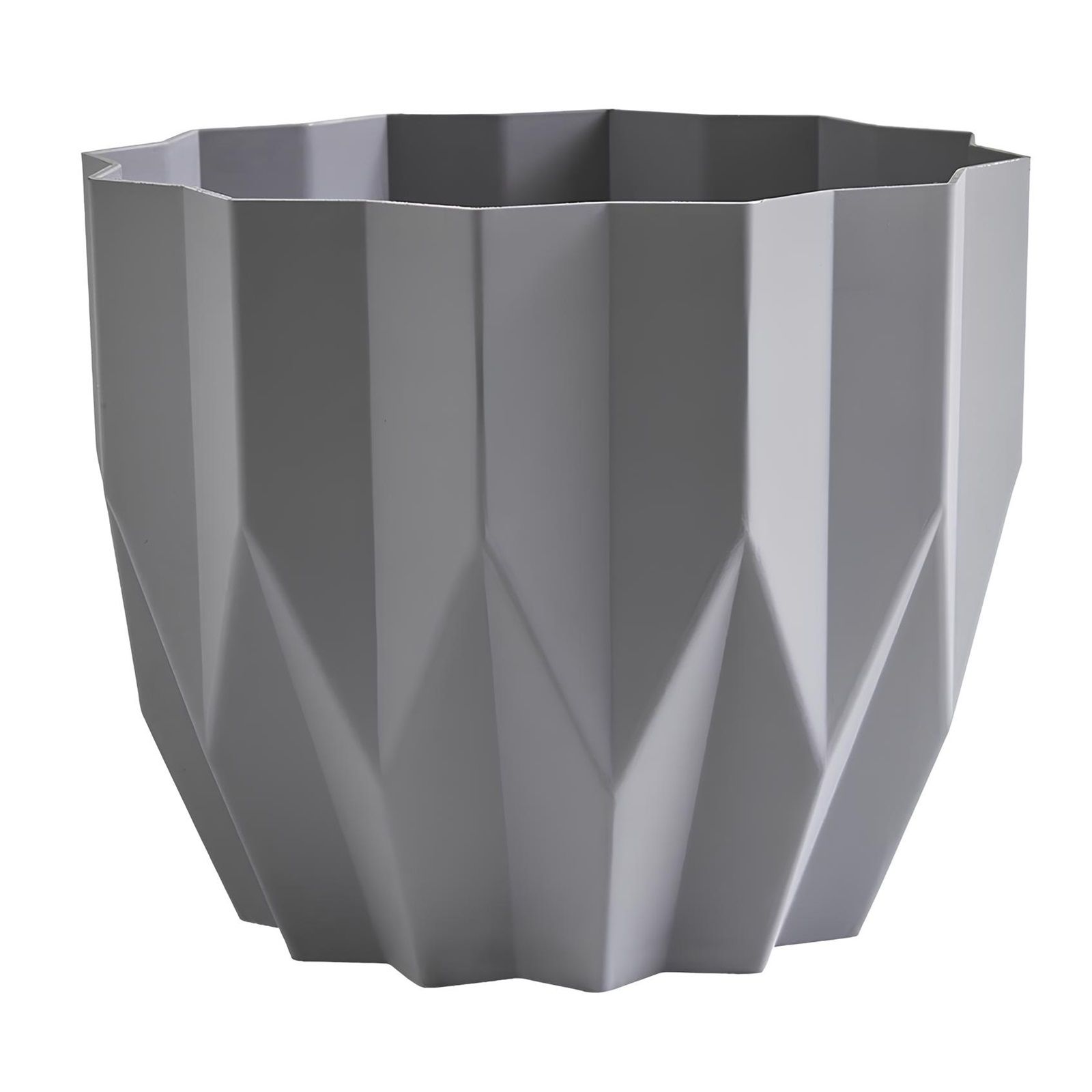Кашпо Геометрия серый жемчуг 3 л