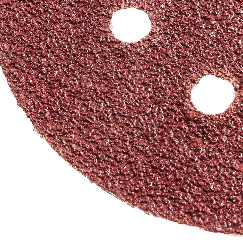 Круг абразивный 125 мм Р40 перфорированный под липучку 8 отверстий оксид алюминия