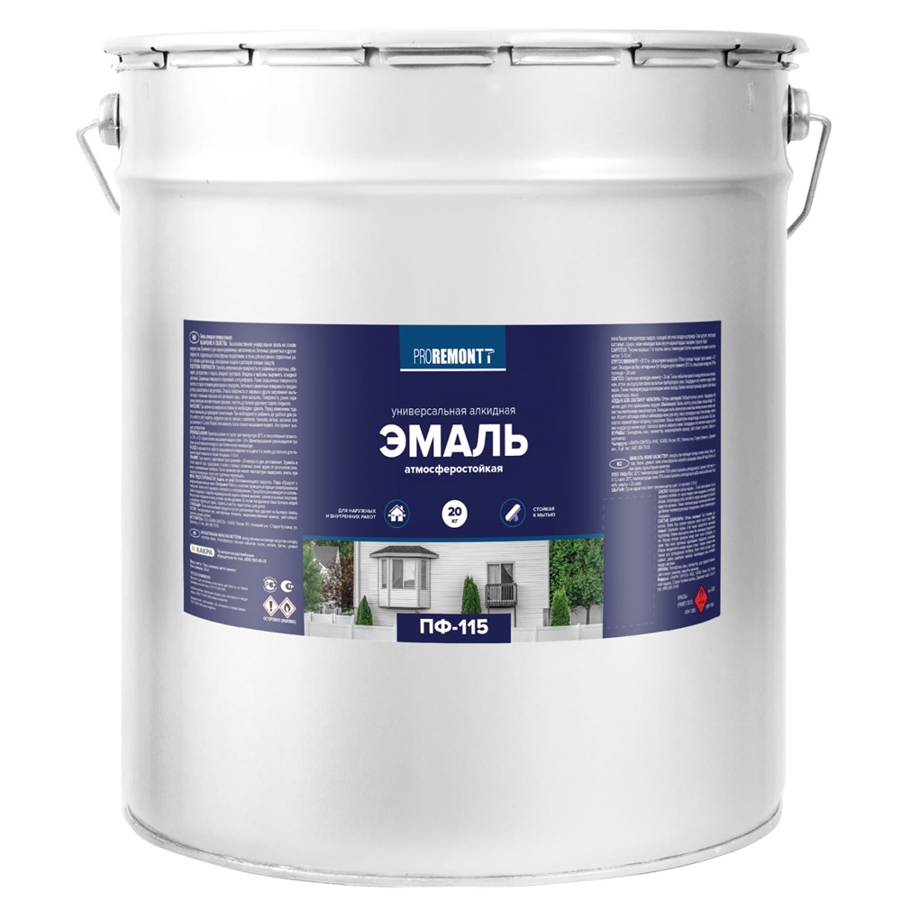 Эмаль ПФ-115 PROREMONTT слоновая кость 20 кг