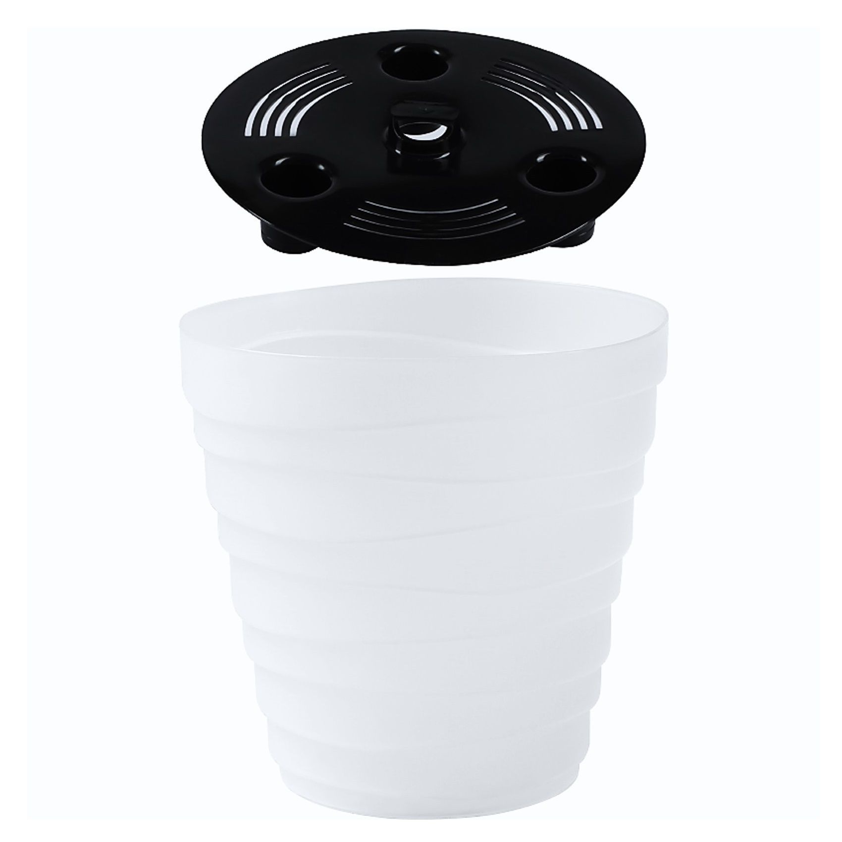 Кашпо для орхидеи Бархан 2,25 л прозрачный