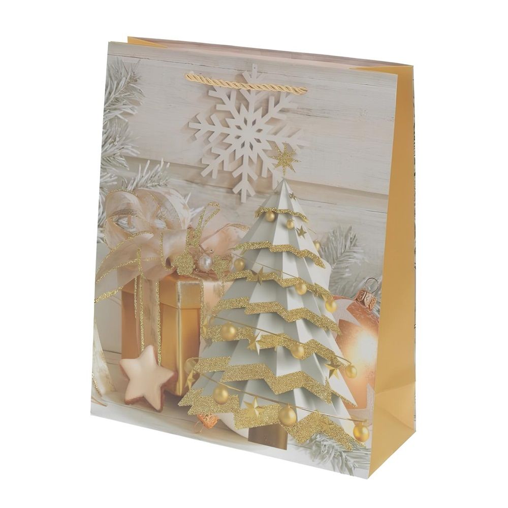 Пакет подарочный L30 W12 H41,5 см бумага 210г/м2 798982