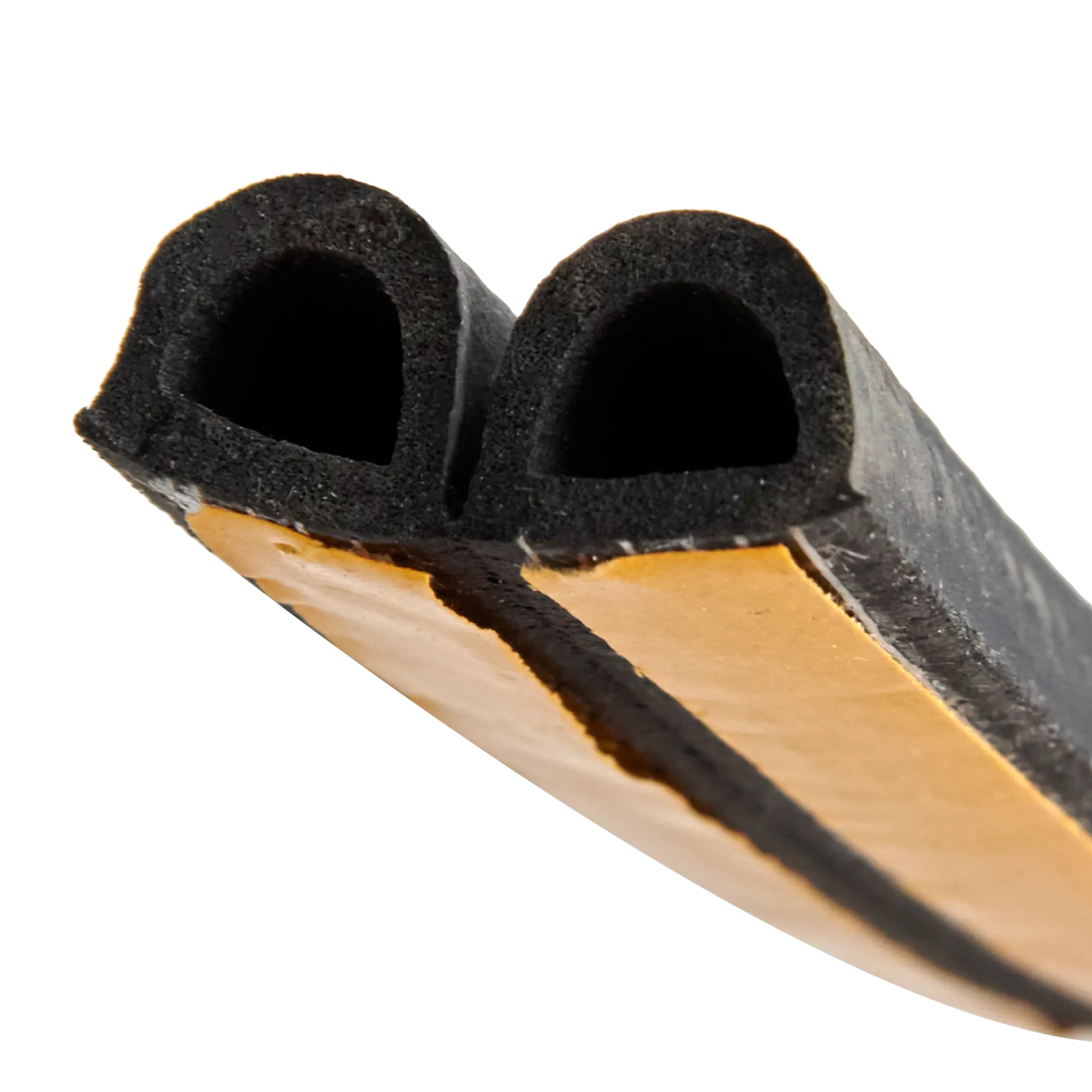 Уплотнитель для окон и дверей D-профиль Sila 12x10 мм 6 м черный