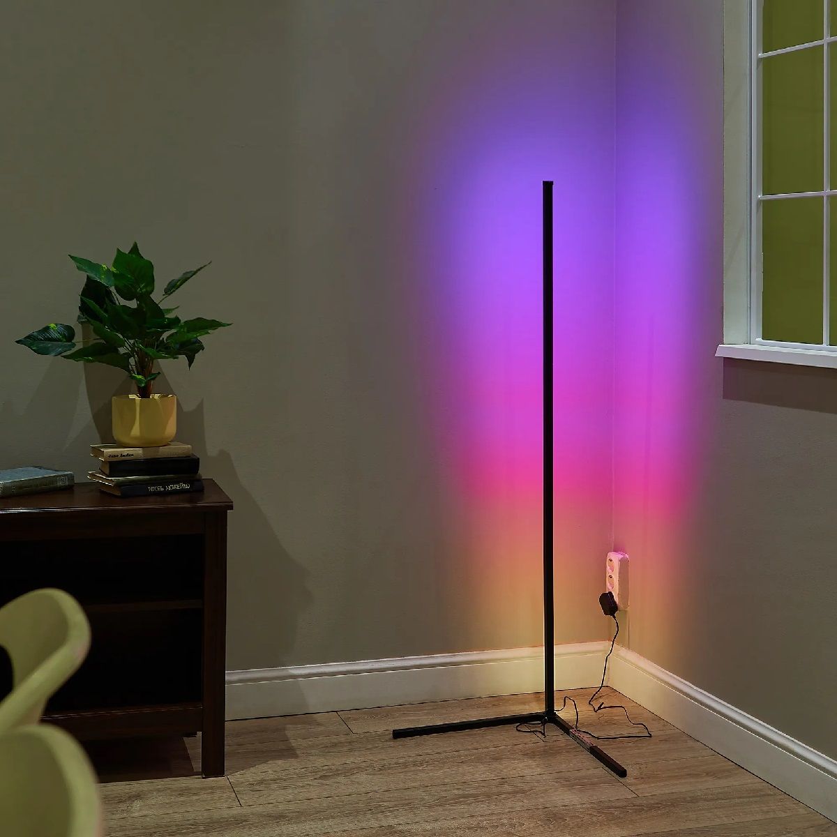 Торшер ULM-T630 10W/RGB/DIM/RC black