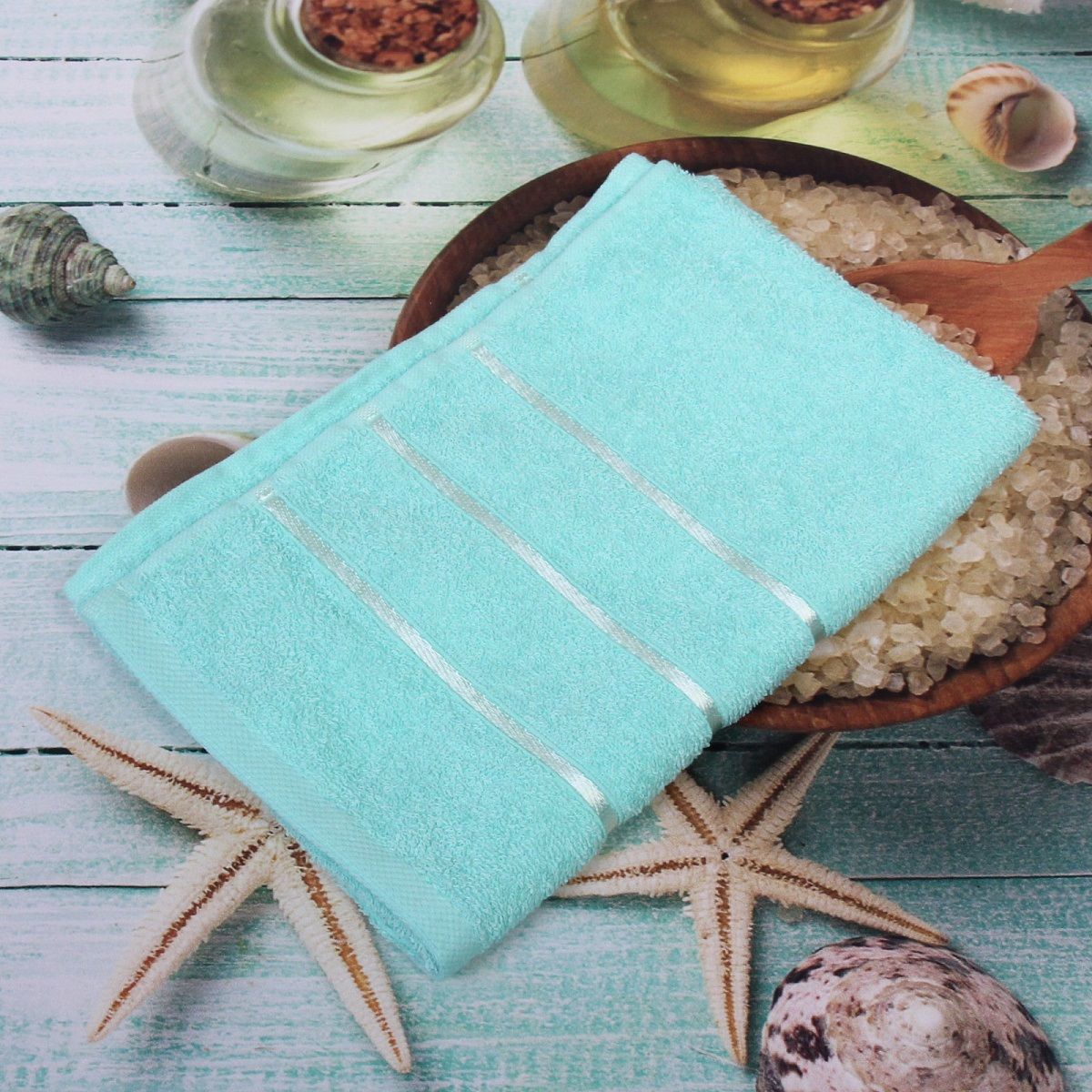 Полотенце махровое Luna 50х90 см мятное