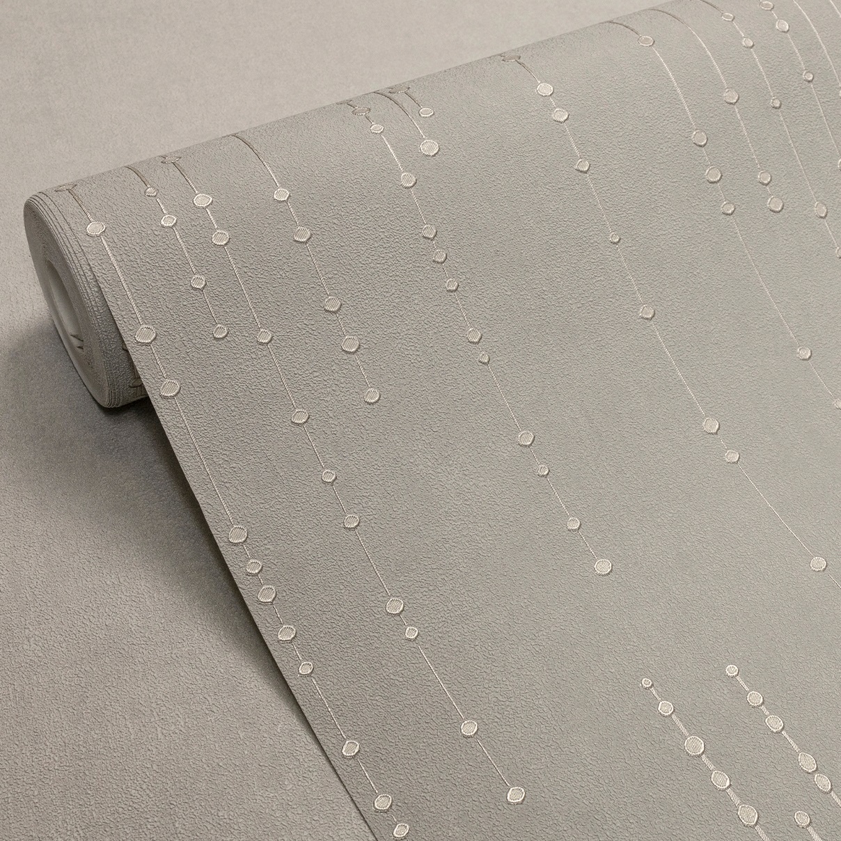 Обои Ateliero Collier 585293 серые геометрия 1,06х10 м