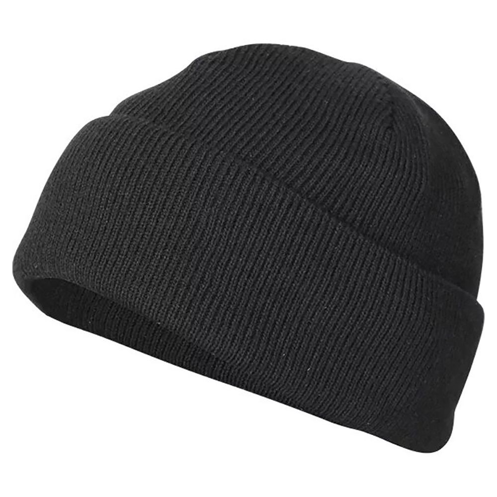 Шапка на флисе черная