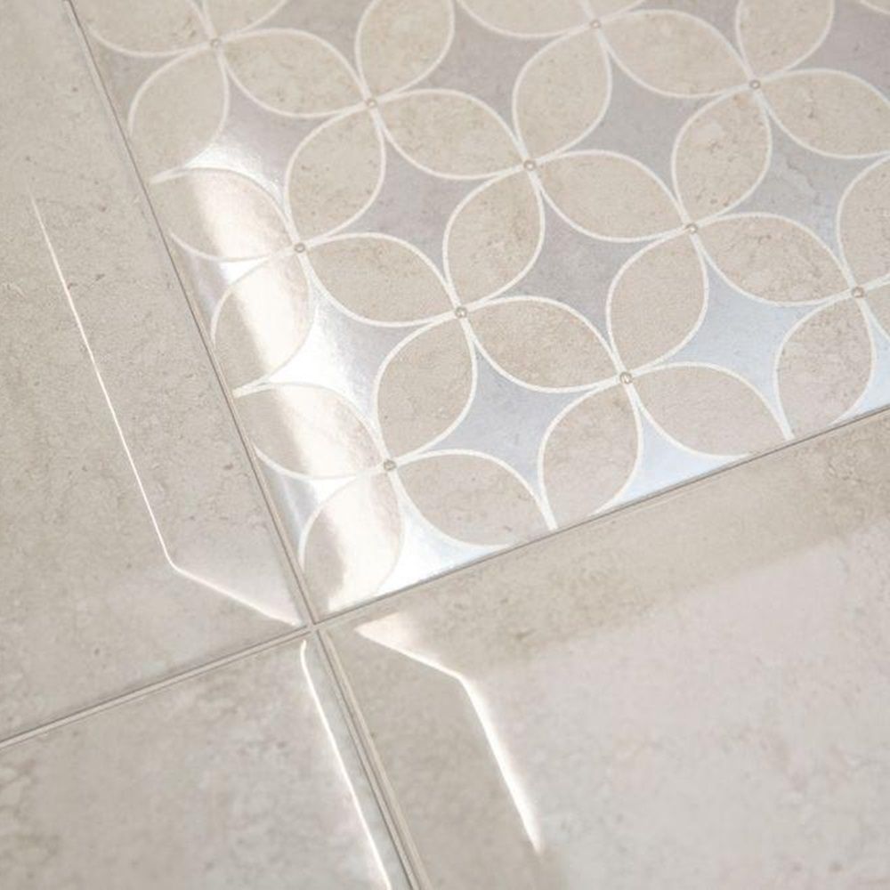 Декор Kerama Marazzi Туф 40,2x40,2 см 8 мм бежевый светлый матовый 0,648 м2