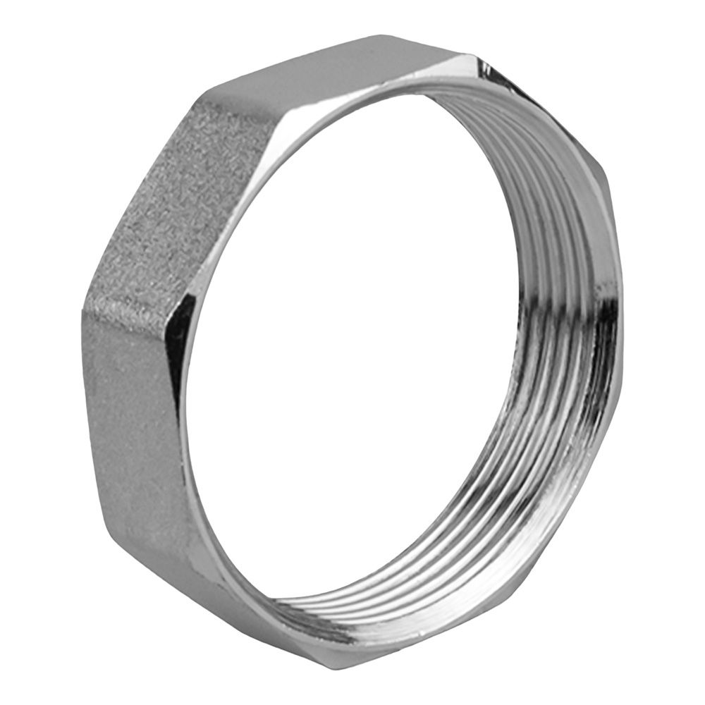 Контргайка латунь никель 2" ВР