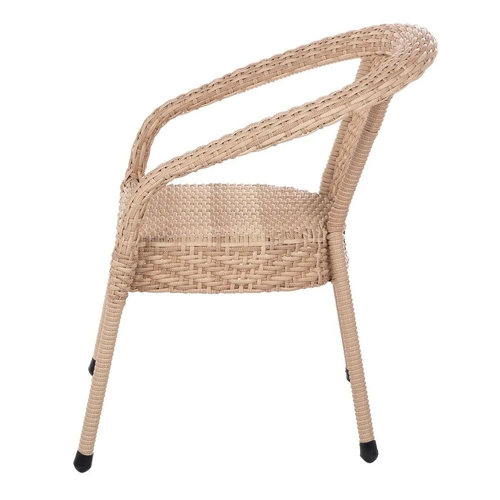 Стул садовый Деко Тесто 009 51х51х75 см до 150 кг бежевый