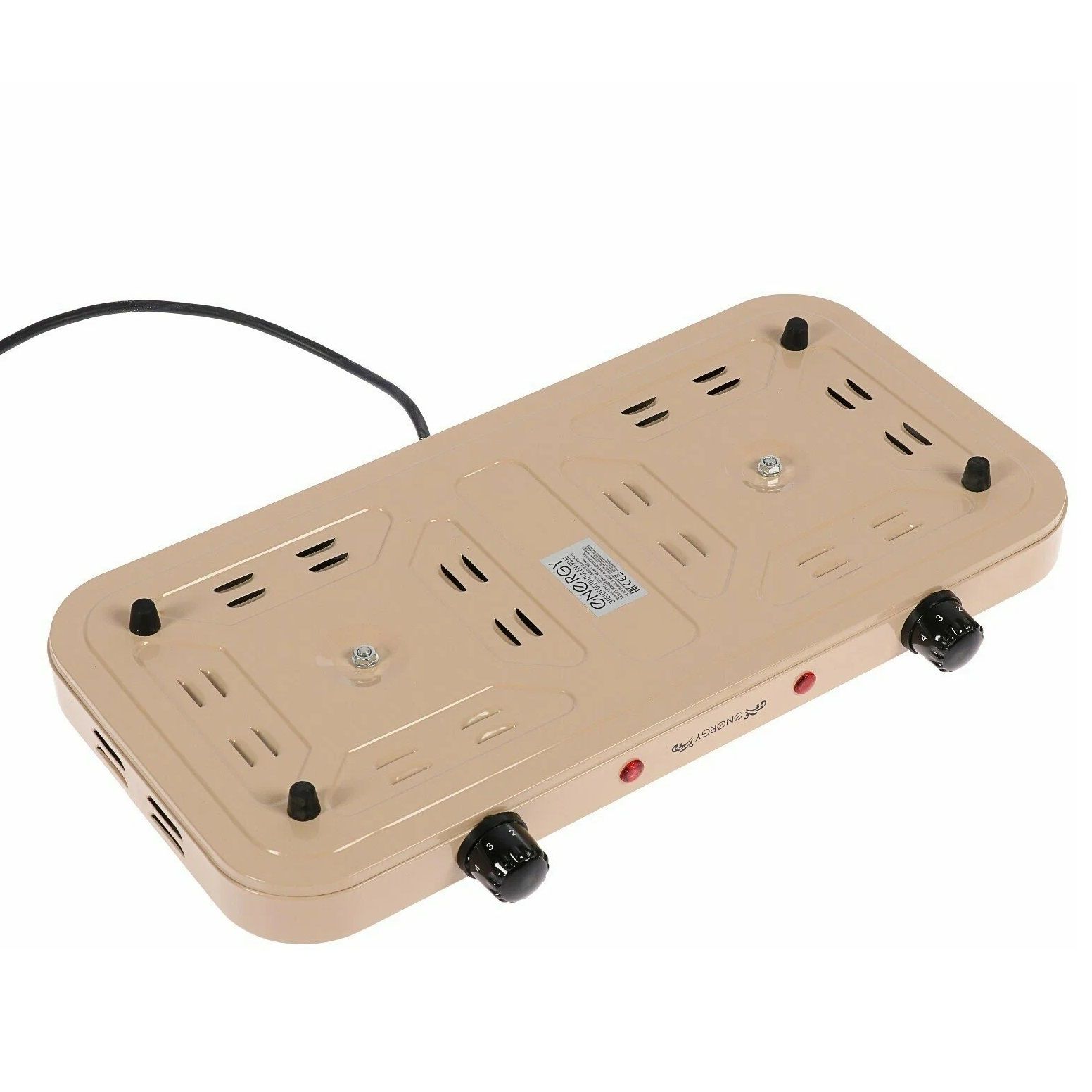 Плитка электрическая Energy EN-903E 2 конфорки диск 1,5кВт+1кВт бежевая