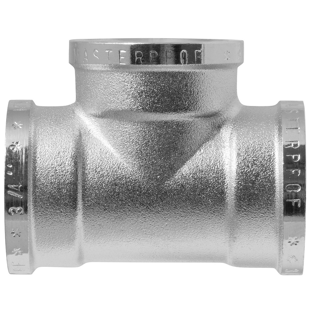 Тройник латунь никель 3/4" ВР MPF MP-У ИС.072220