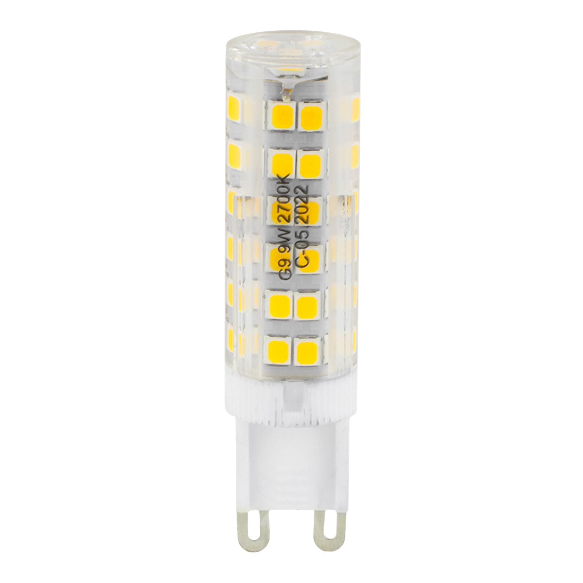 Лампа светодиодная тёпл.бел свет G9 220V 9Вт 2700K 590Lm 175-240V/50Hz Jazzway