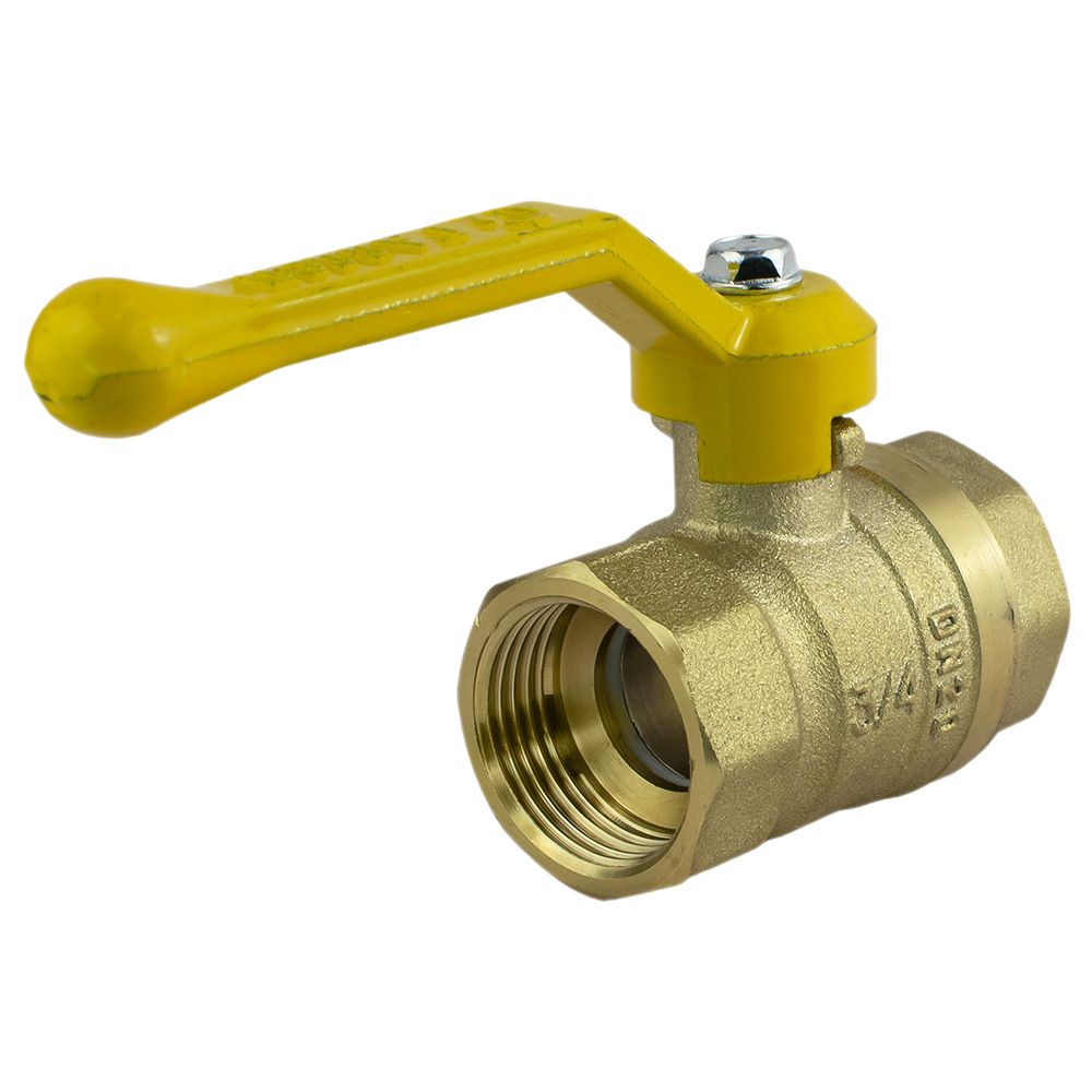 Кран шаровой для газа 3/4" ВР/ВР рычаг 11б27п Стандарт 220 Галлоп