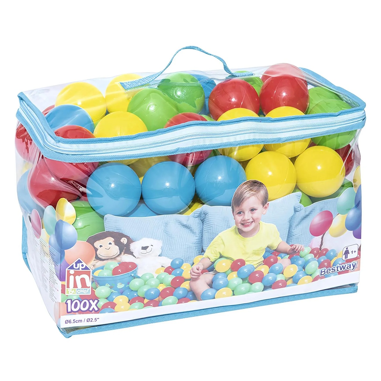 Набор мячей для игровых центров 6,5 см 100 шт Bestway Splash & Play 52027