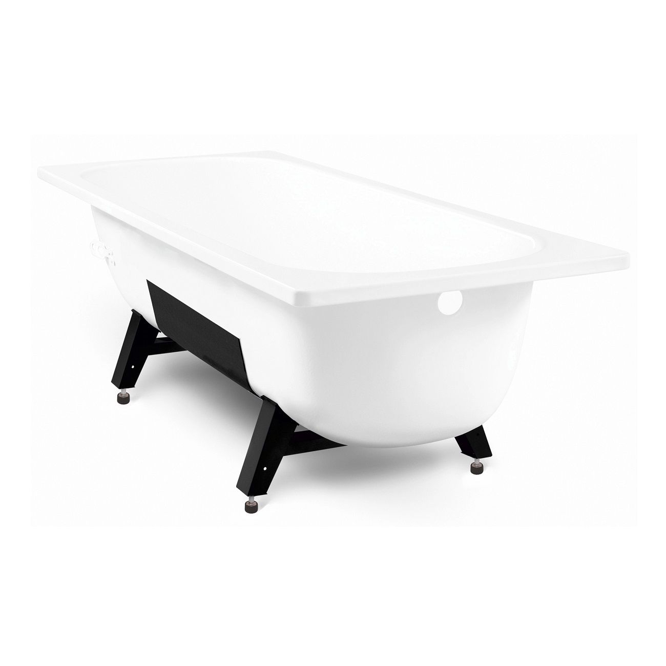 Ванна стальная Tevro 150х70 см белый лотос с ножками