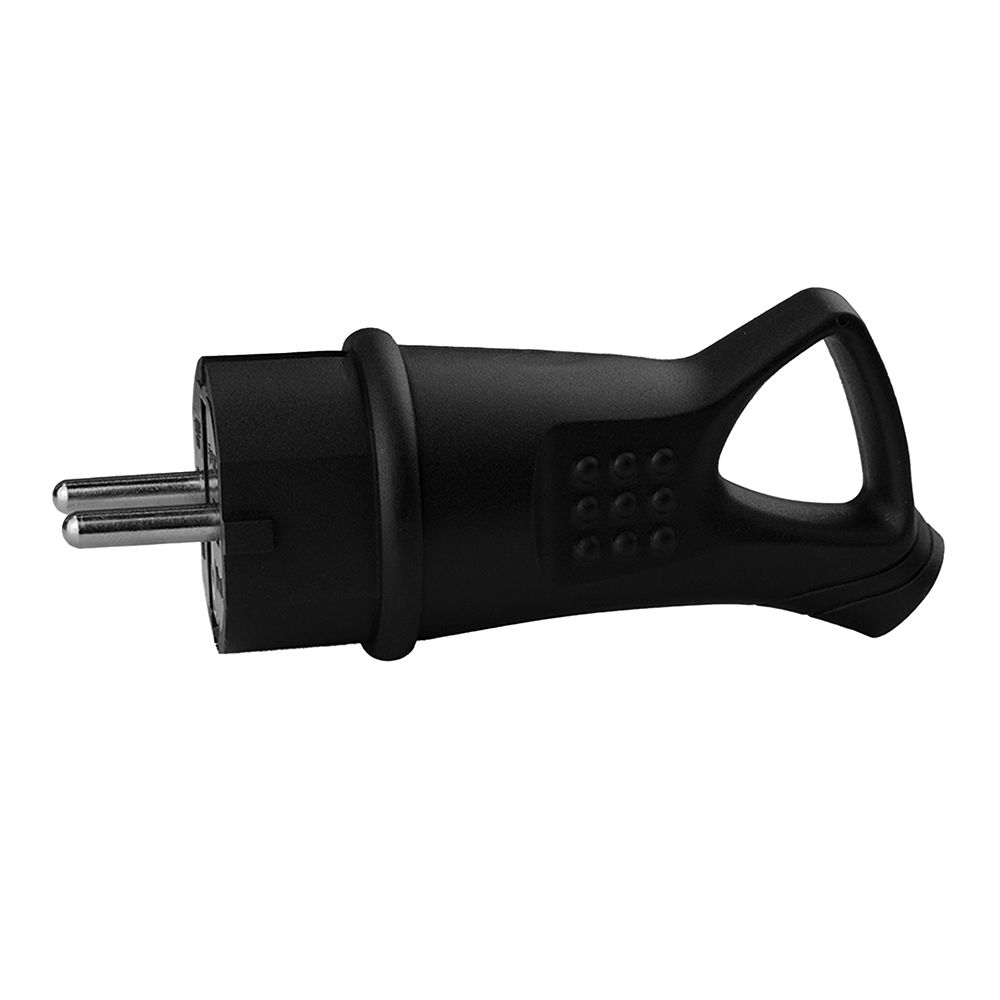 Вилка каучук с ушком с заземлением 16А 250В IP44 TANGO/ RPG16-30-442