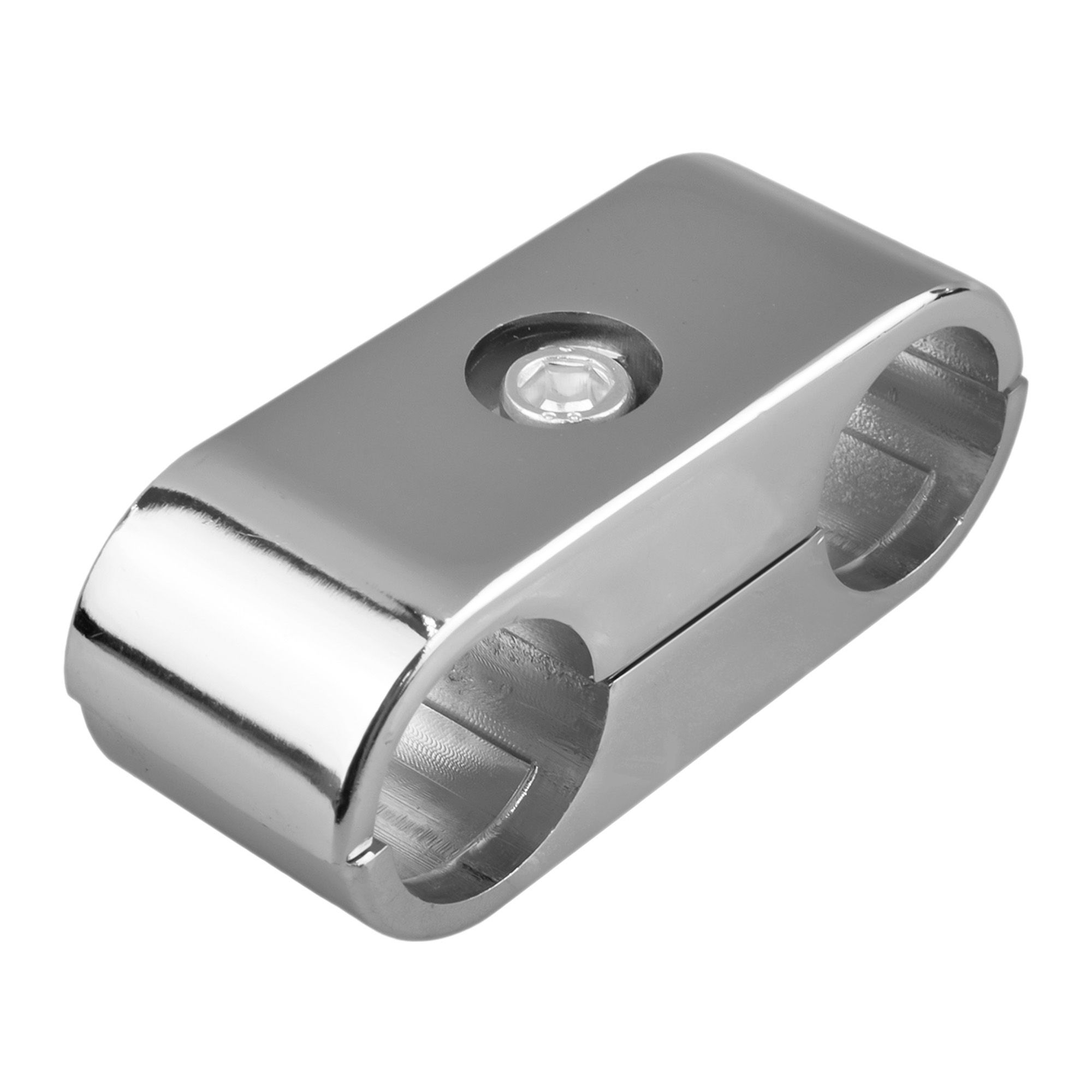 Соединитель параллельный для двух  труб GT2 CHROME