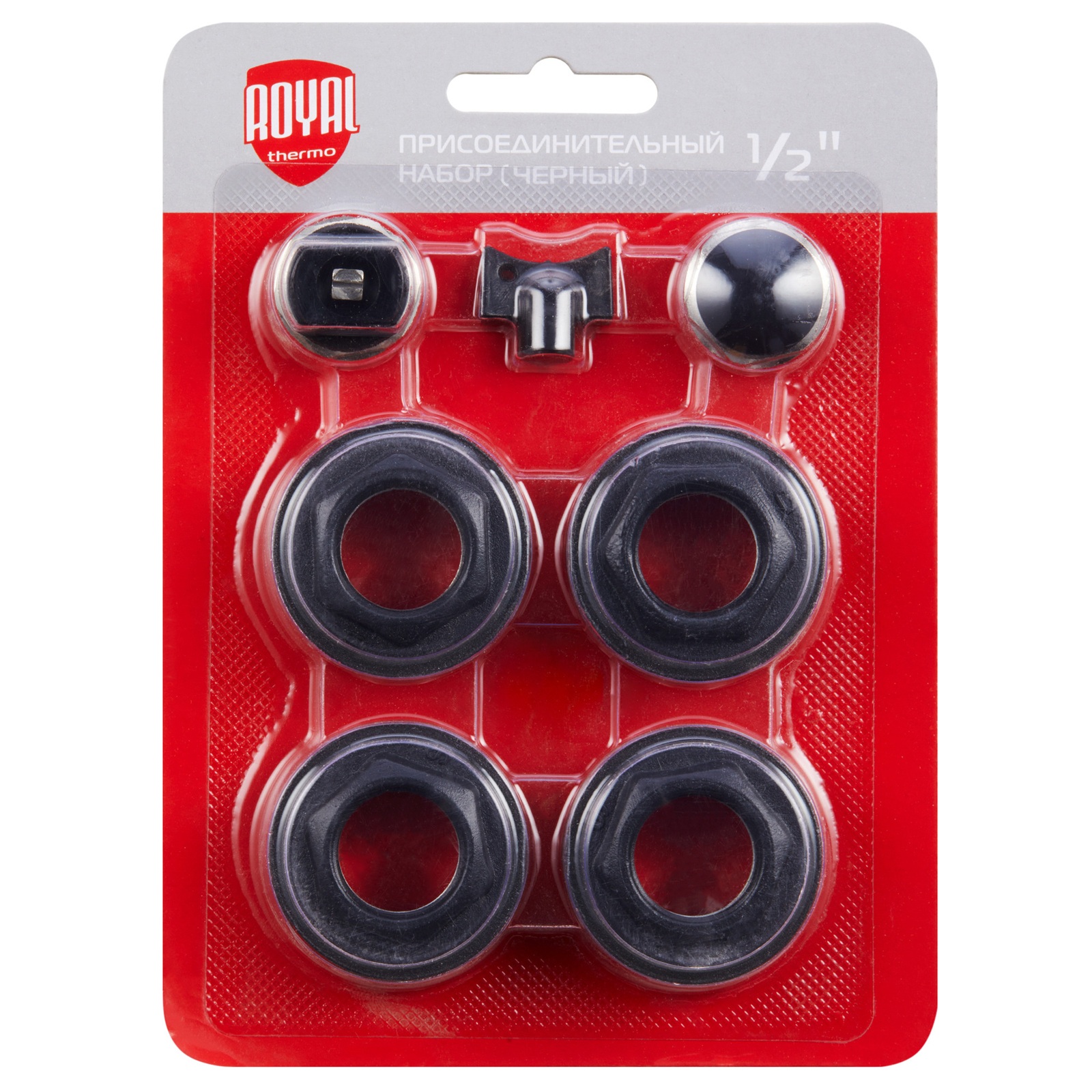 Комплект монтажный для радиатора 1/2'' Royal Thermo black