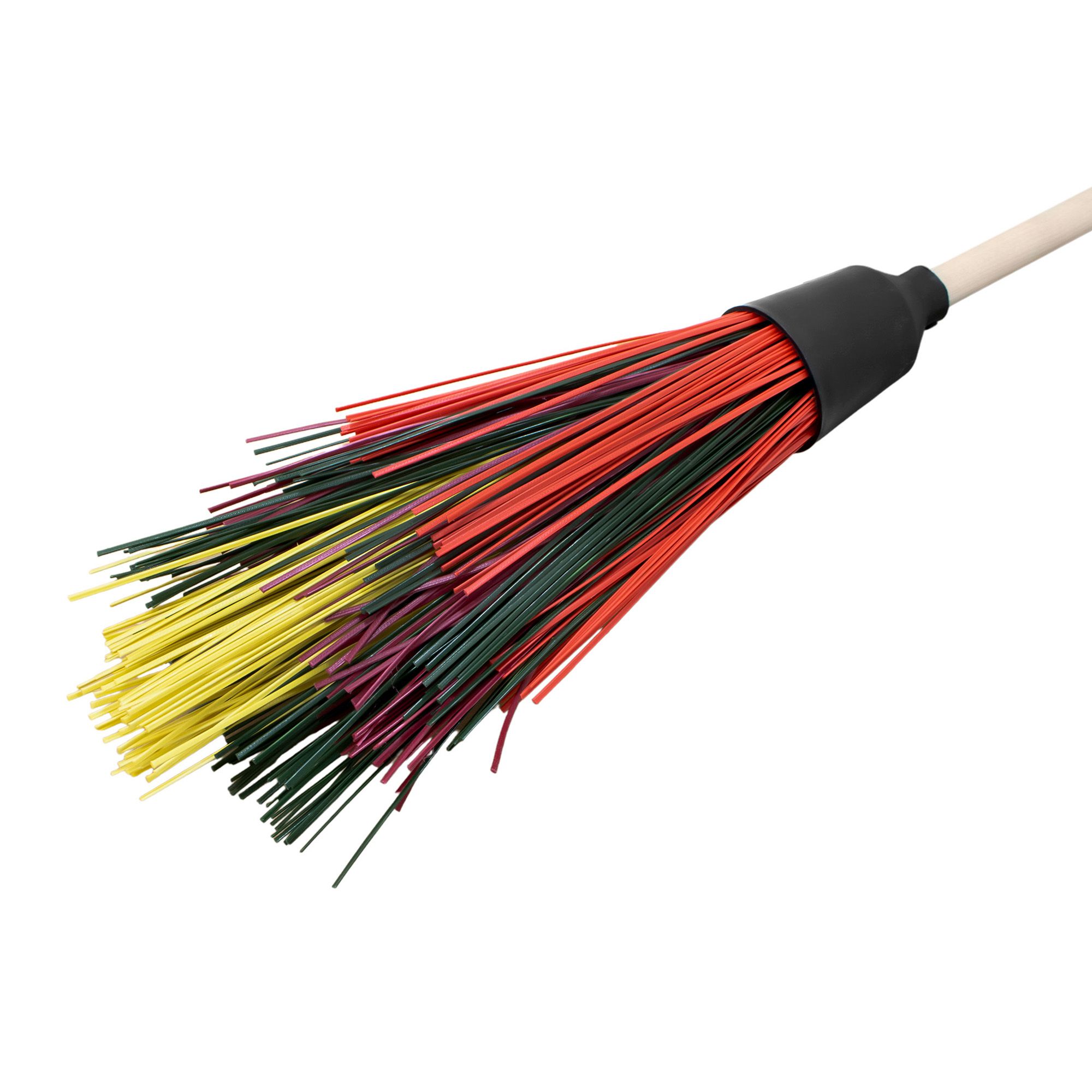 Метла круглая полипропиленовая с черенком Мечта дворника 5 колец