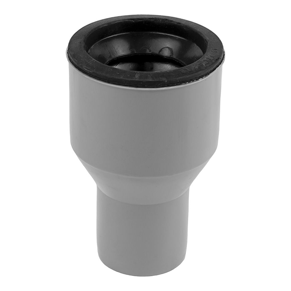 Переход с чугуна на пластик в комплекте с манжеткой 75х50 мм