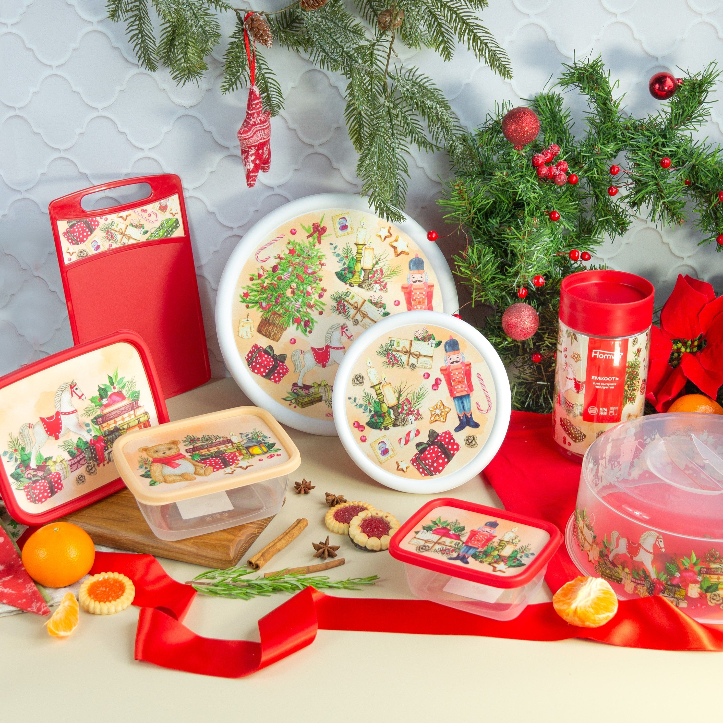 Доска разделочная Bergamo Игрушки 26х15,5 см пластик