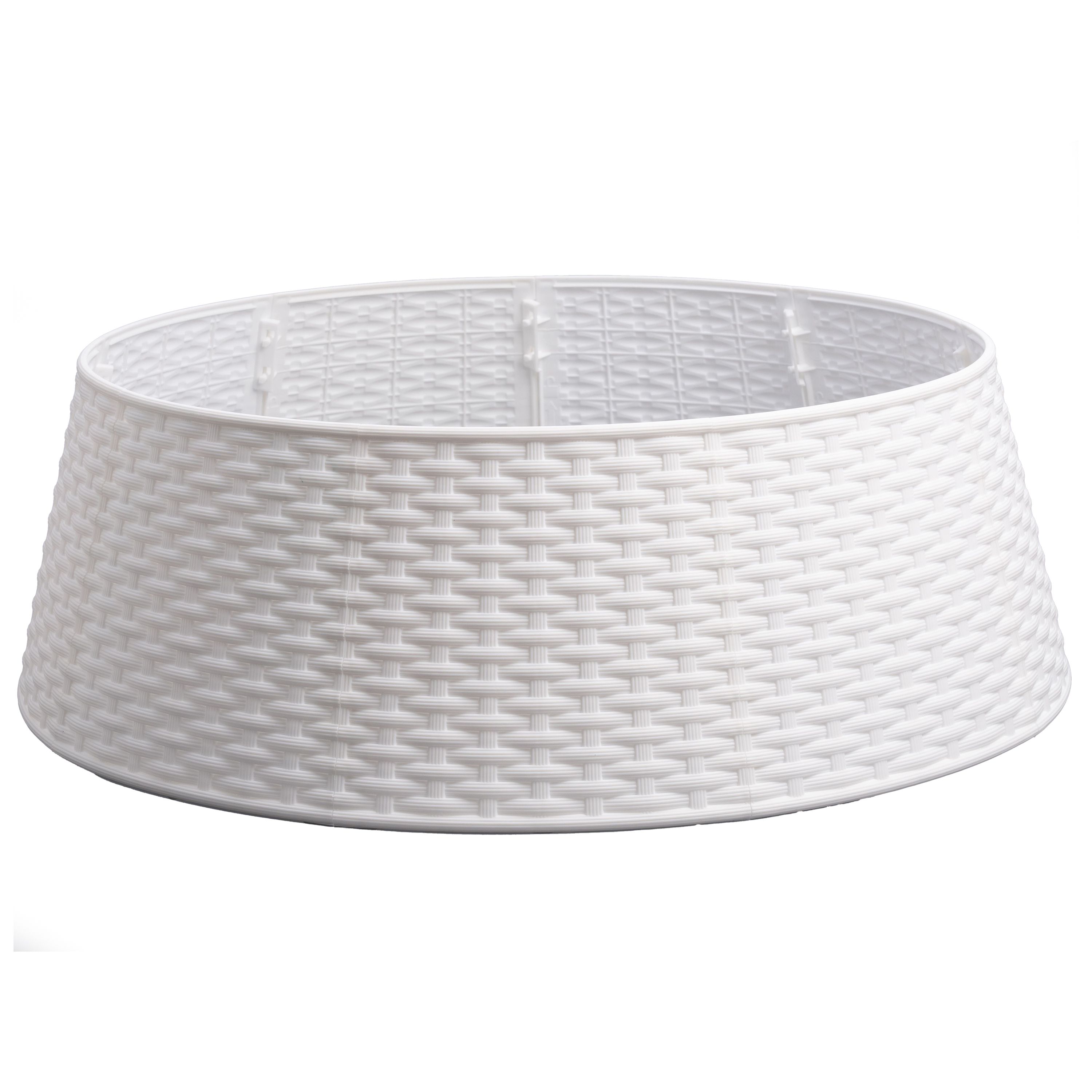 Юбка для основания елки Моя Елочка d72 см d61 см h23 см белый 2424-5336