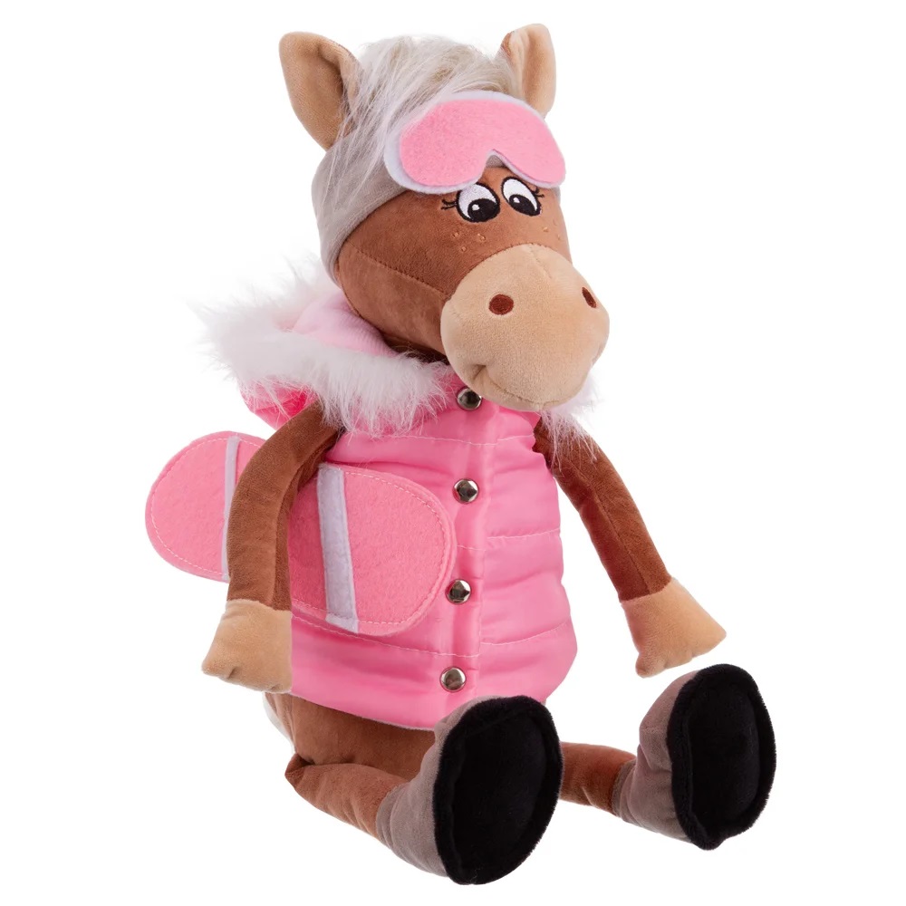 Игрушка мягкая Relana Лошадка со сноубордом Паулина 25 см