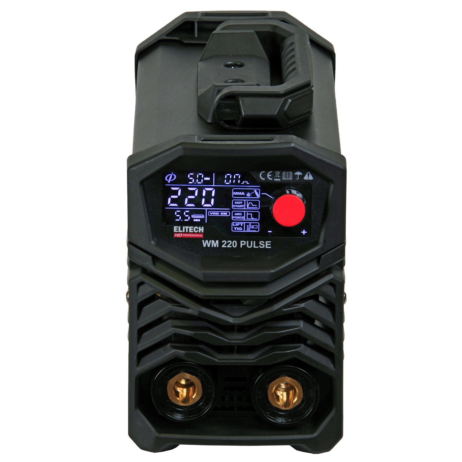 Сварочный аппарат инверторный Elitech HD WM 220 Pulse 7,5кВт