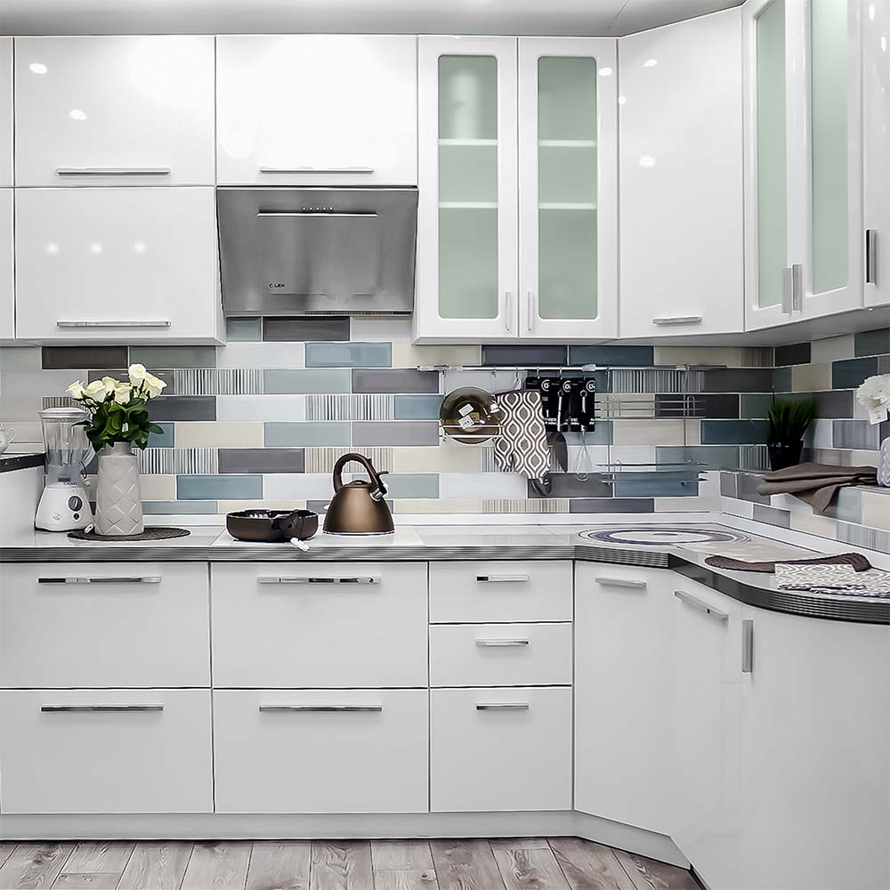 Плитка настенная Kerama Marazzi Аккорд грань 9014 8,5х28,5 см серая 0,97 м2