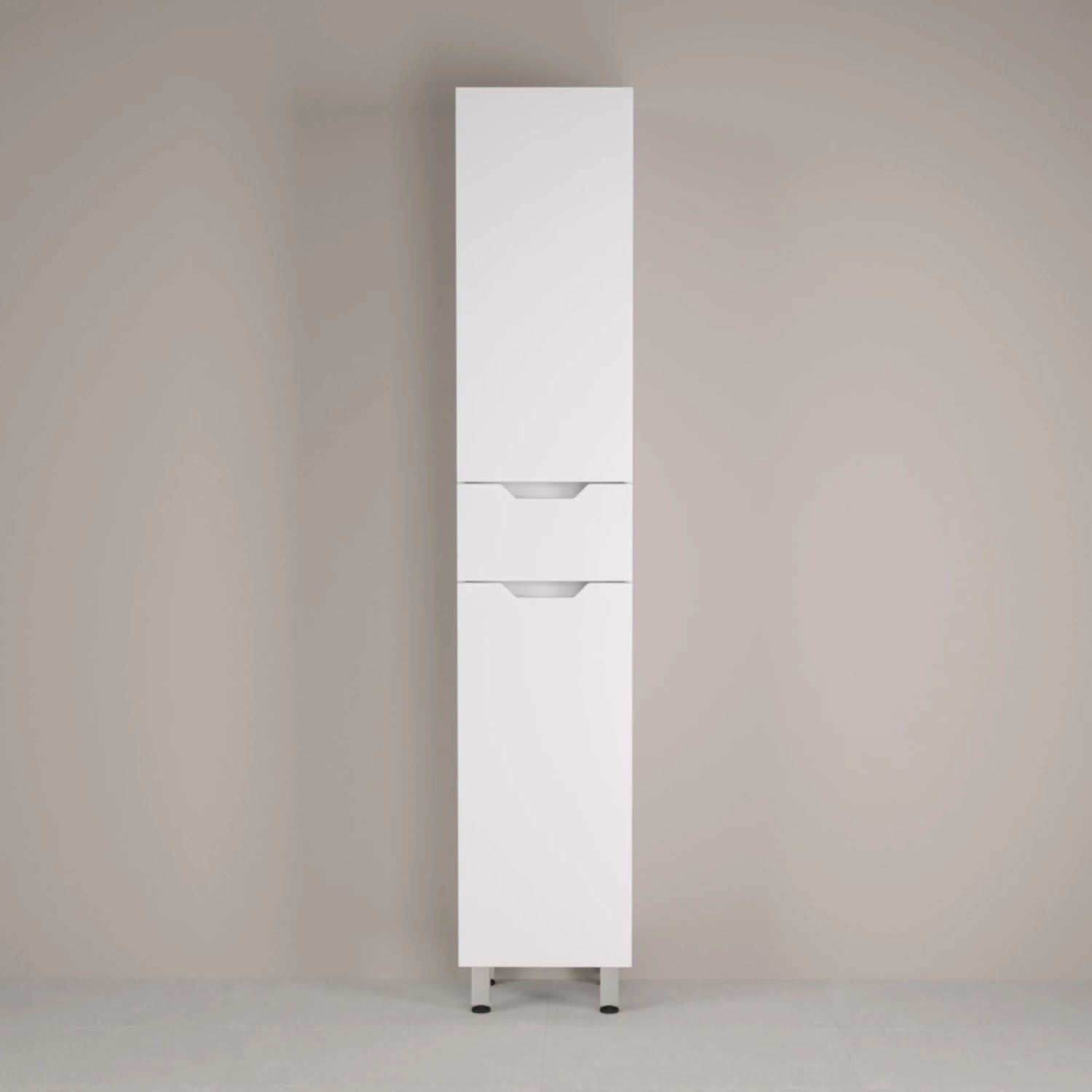 Пенал Остин-1 360х1810х300 мм 1 ящик Люкс белый Soft Plus