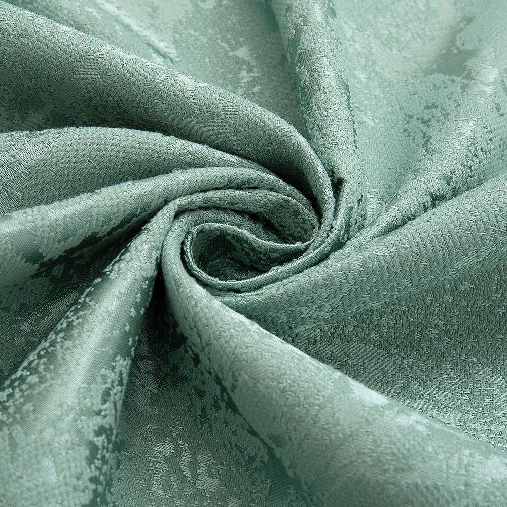 Ткань для штор Портьера жаккард HH 5403-029/305 PVJac NC бирюзовый