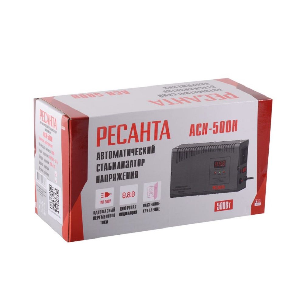 Стабилизатор напряжения Ресанта АСН-500 Н 0,5кВт/А