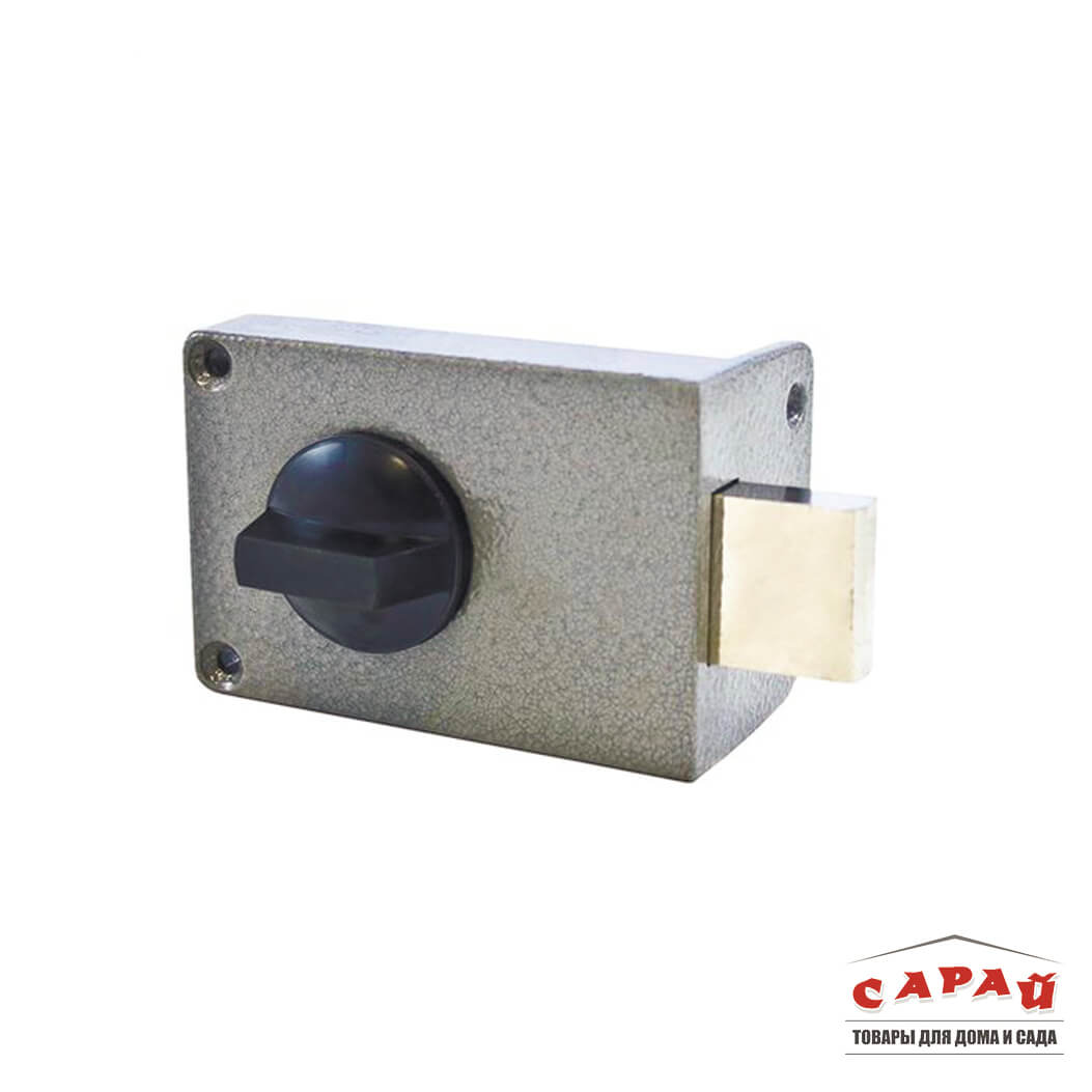 Замок накладной цилиндровый Аллюр ЗН1-3А-1 с защелкой