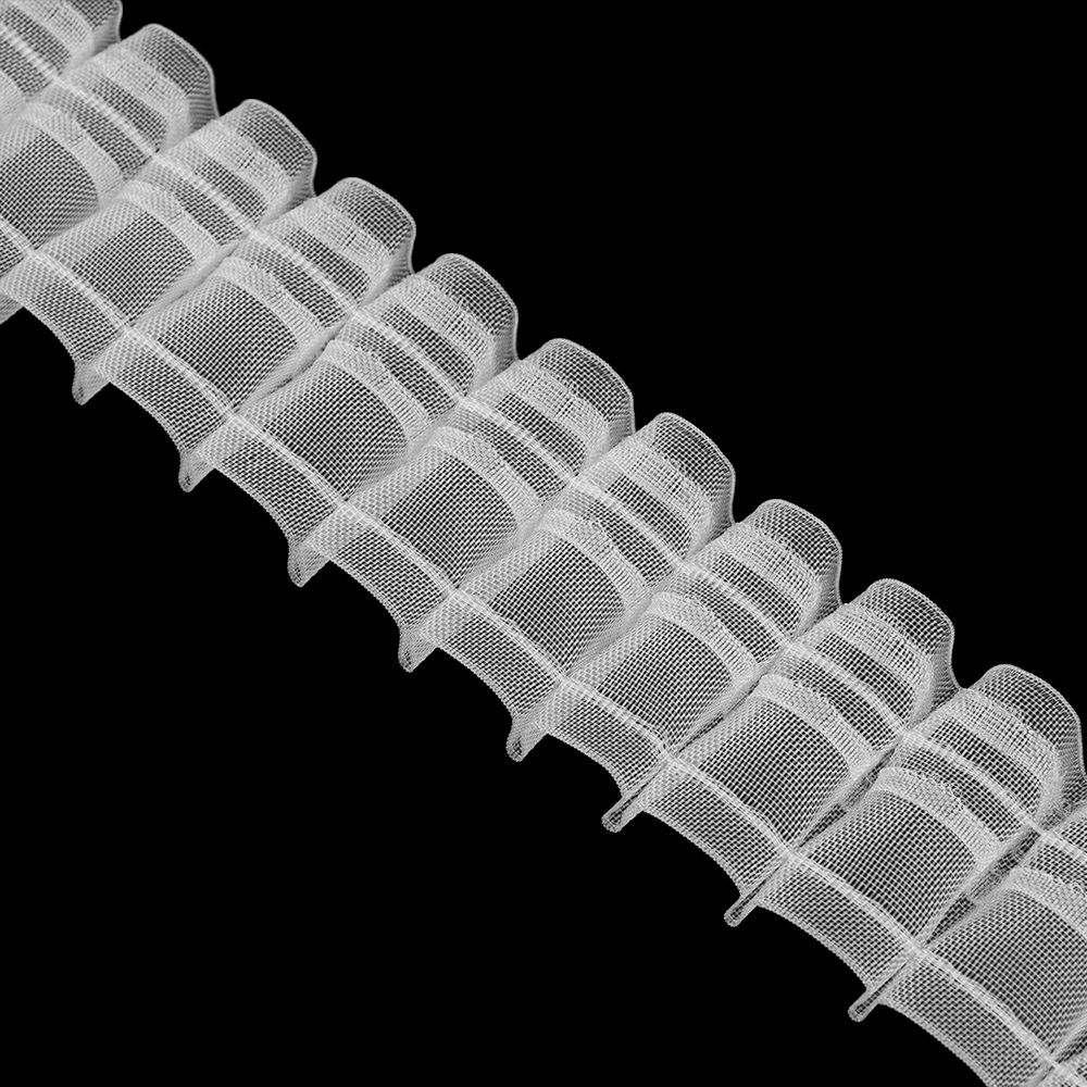 Лента шторная Mirtex Premium карандаш прозрачная 5 см