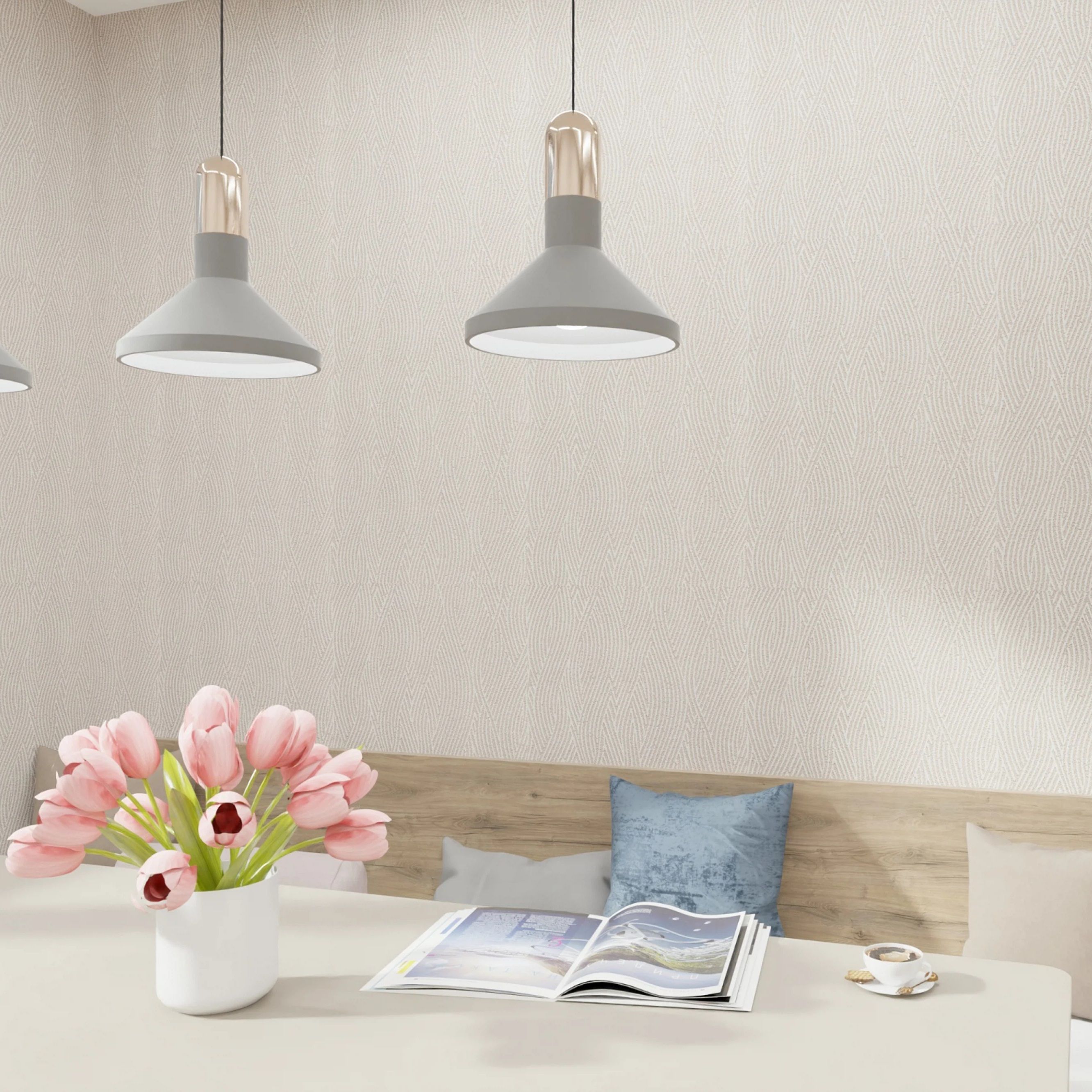 Обои 0416-62 БелВинил 1,06х10,5 м Сонара 62 коричневый