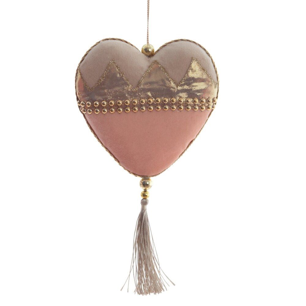 Украшение новогоднее Сердце 13х22х3 см 4 вида 808683