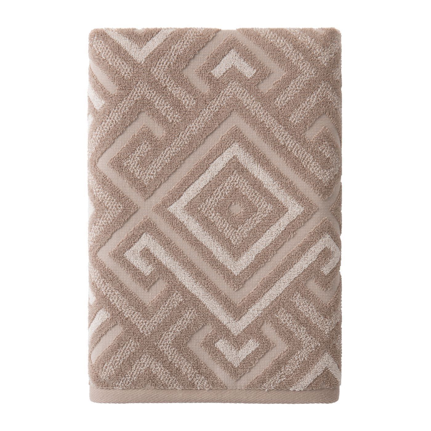 Полотенце махровое Самойловский Текстиль Сиена 70х140 см светло-бежевое