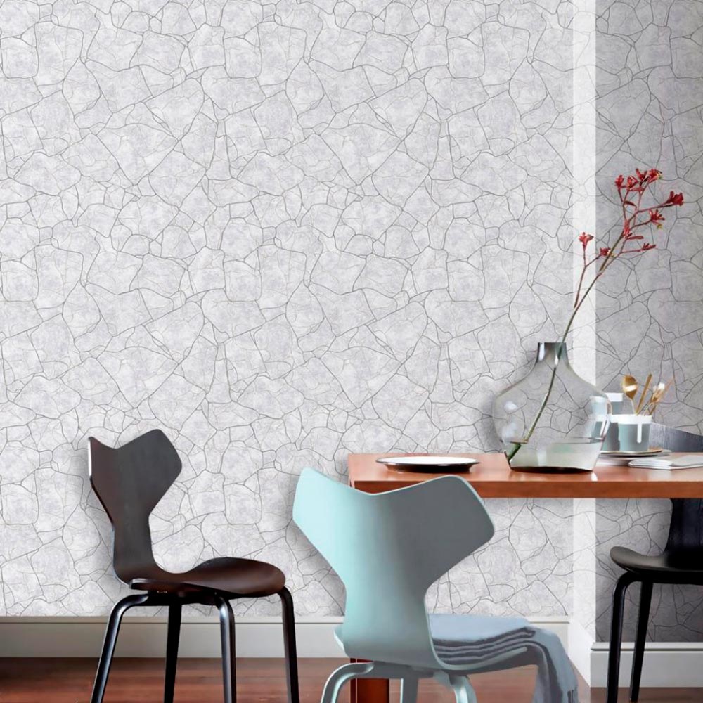 Обои бумажные Саратовские С3 Алтай-M 06 Ф695 0,53х10,05 м серый