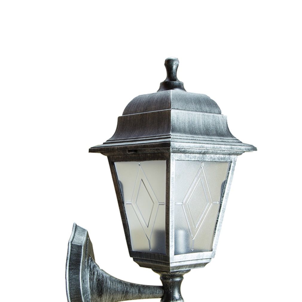 Светильник уличный под лампу Е27 UUL-A01S 60W/E27 IP44 BLACK SILVER серебр Uniel