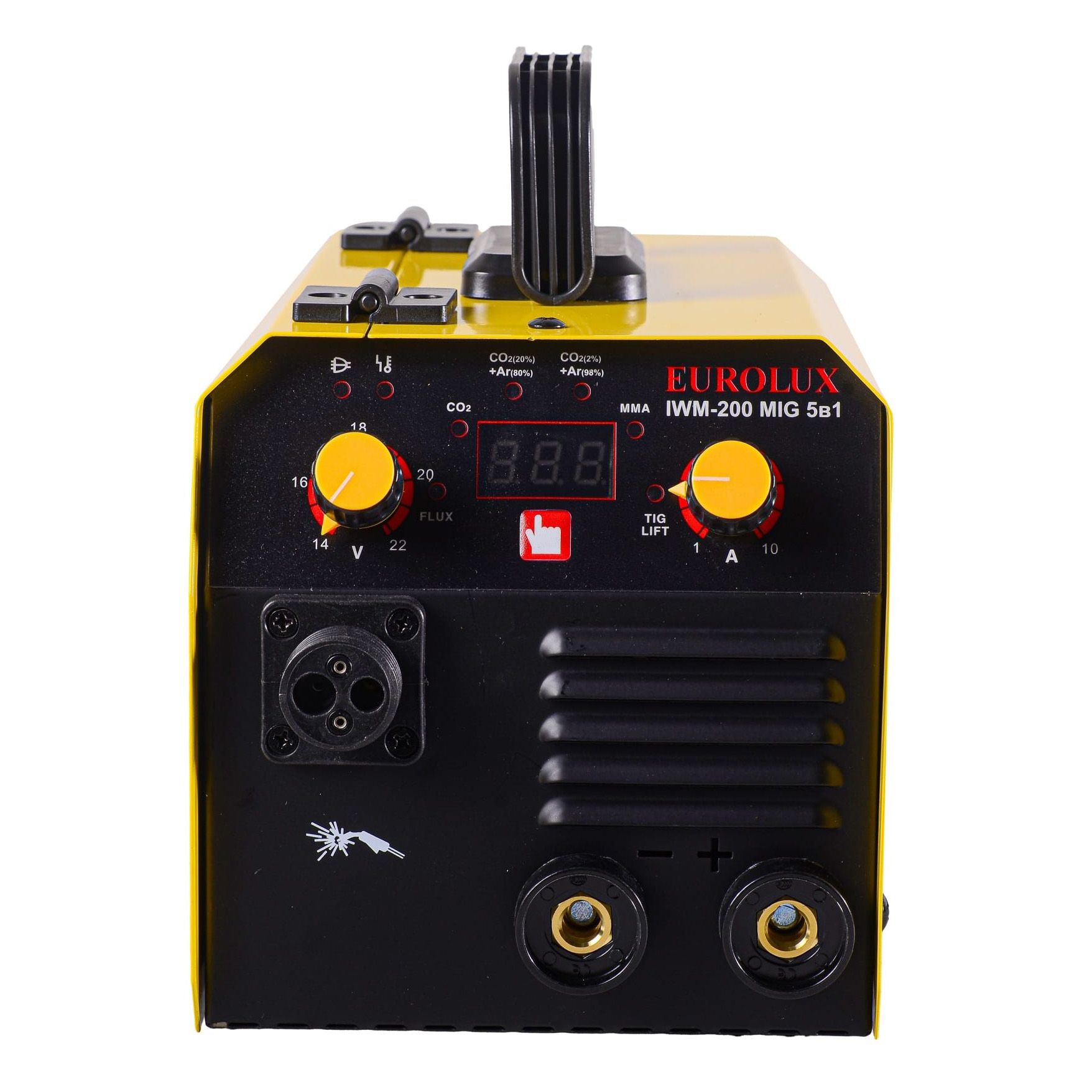 Сварочный полуавтомат инверторный Eurolux IWM-200 MIG 5в1 4,8 кВт