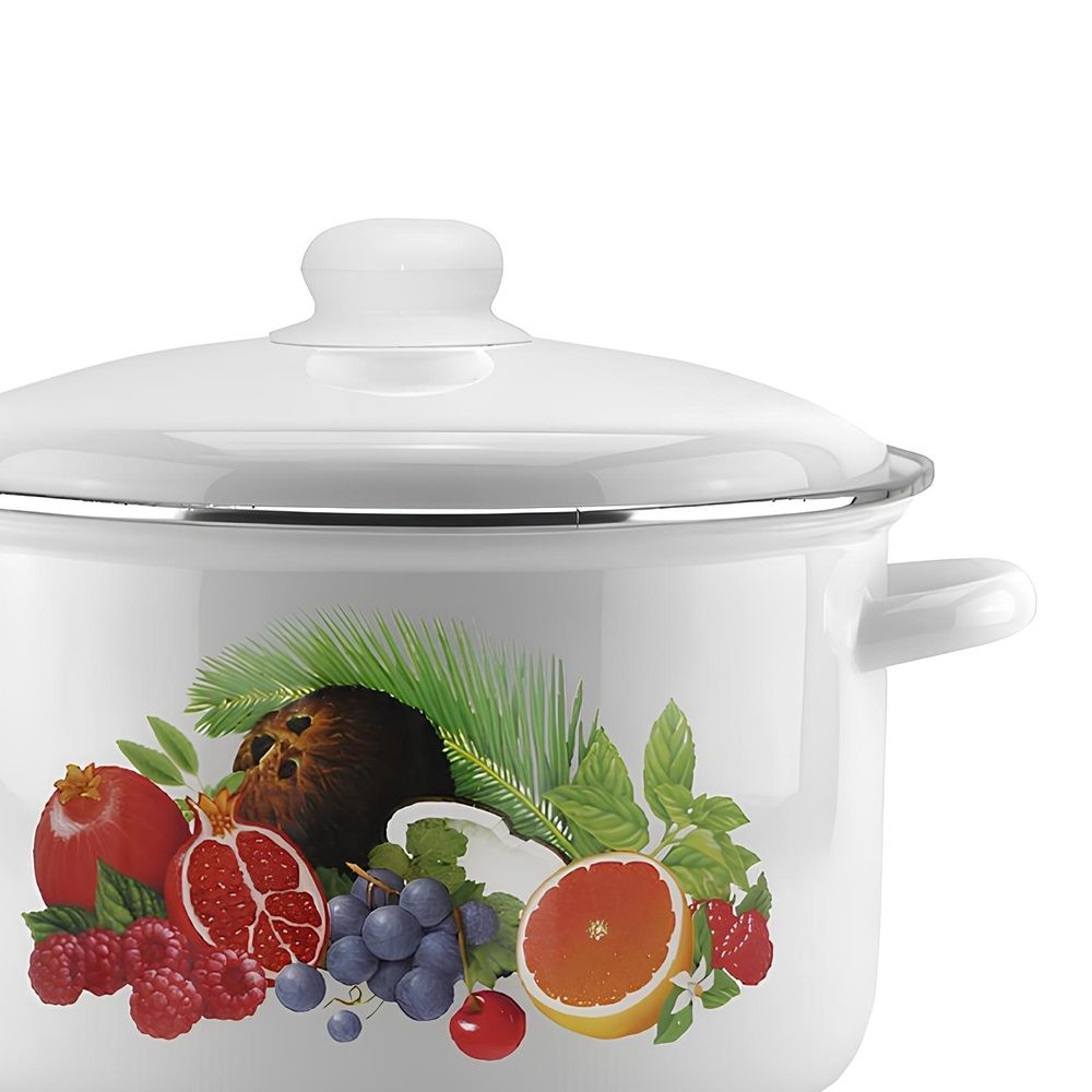 Кастрюля эмалированная 5,5 л 01-Б1617/4