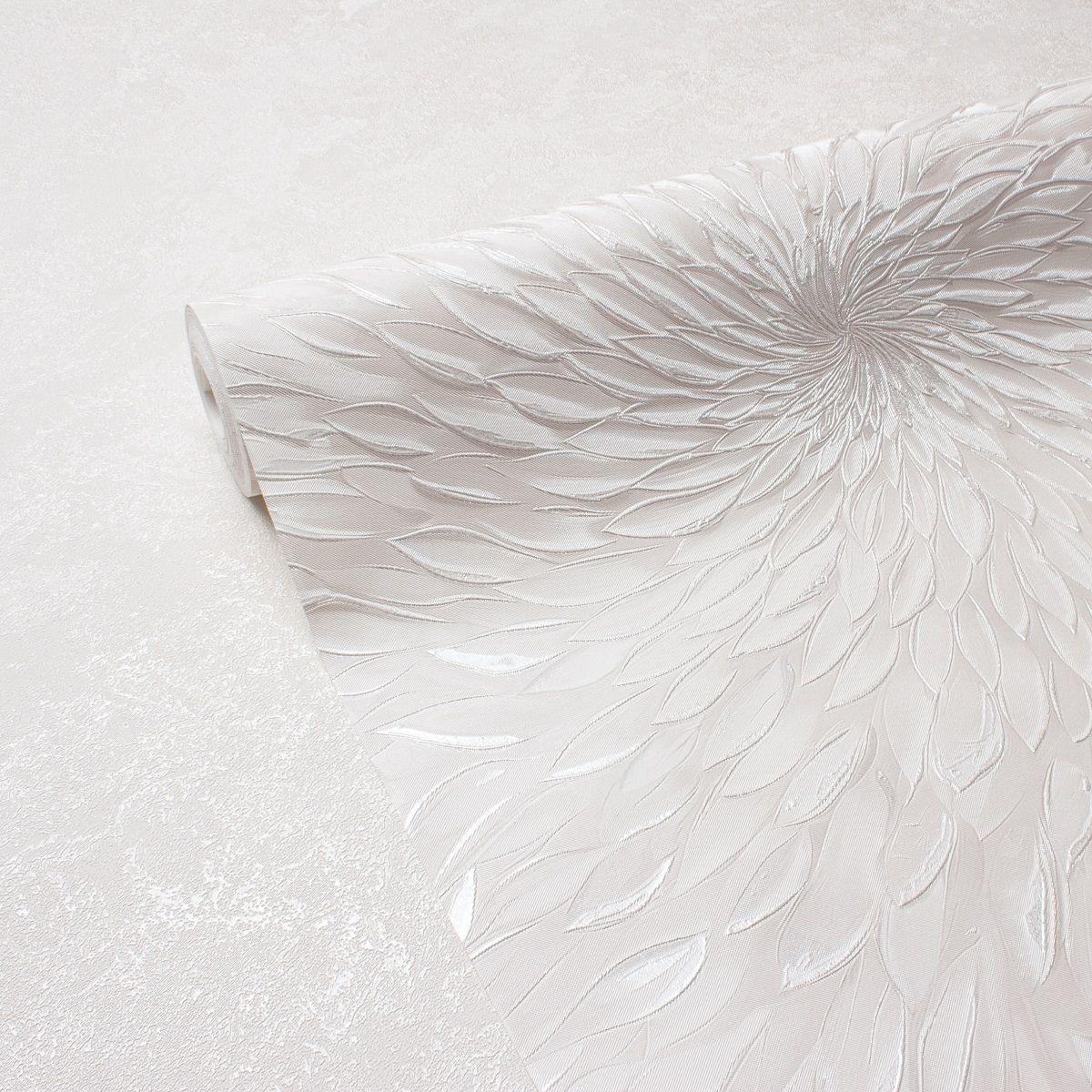 Обои Victoria Stenova Astra 589512 бежевые цветы крупные, астра 1,06х10,05 м