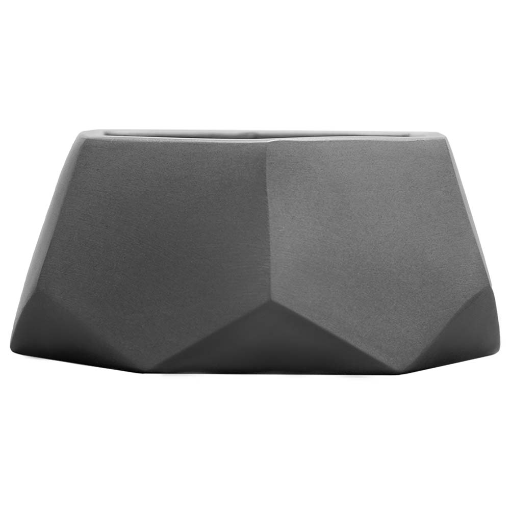 Кашпо Техно VipSet серый 9,6 см 0,22 л