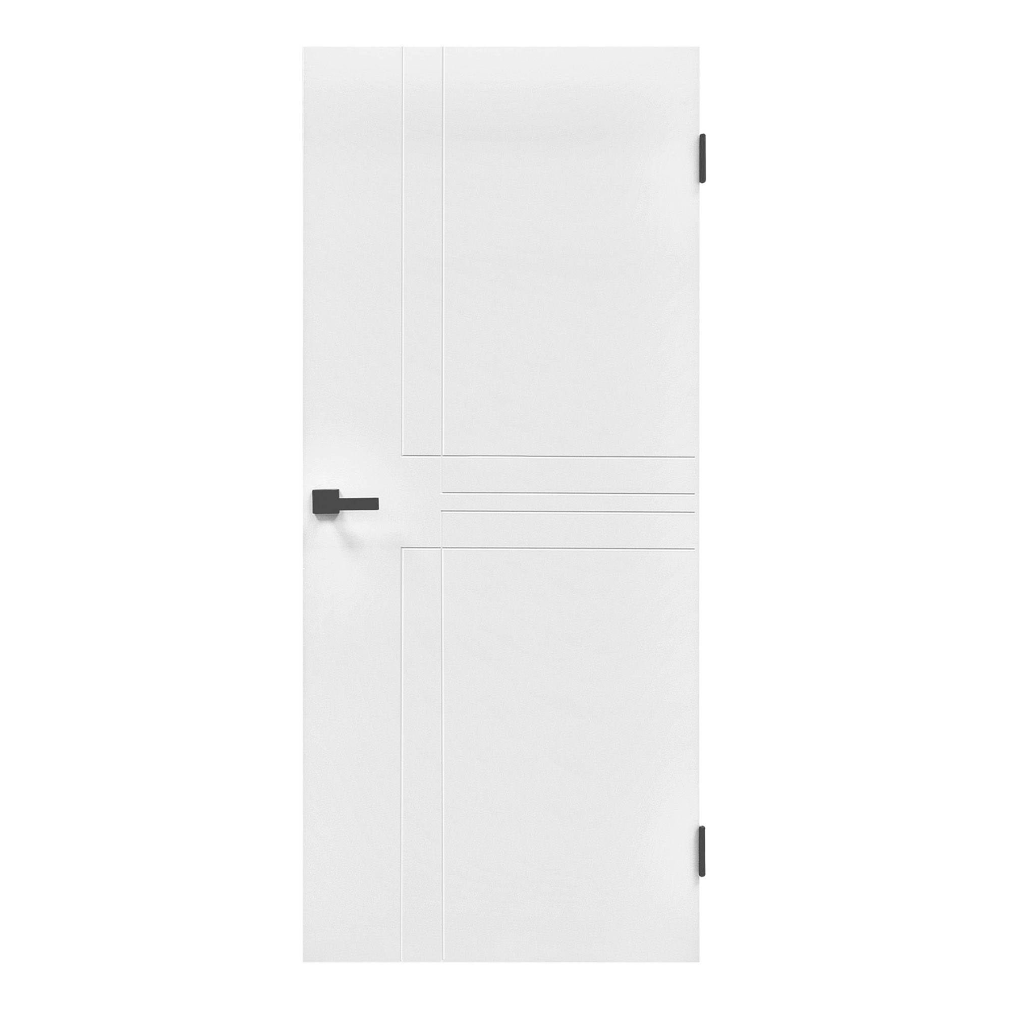 Дверь межкомнатная 800х2000 мм Геометрия-3 ДГ эмаль серая защелка магнитная